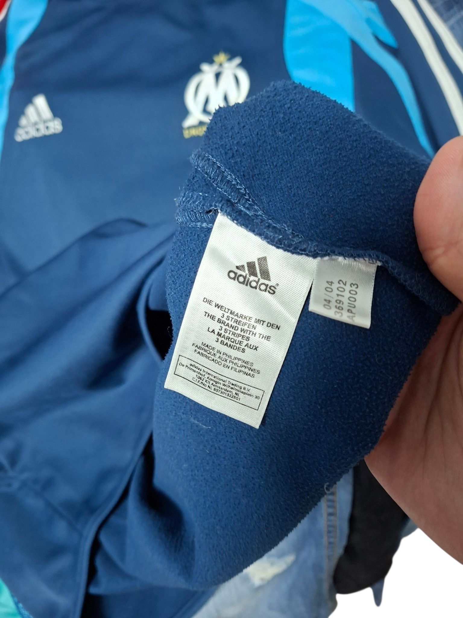 Adidas OLYMPIQUE MARSEILLE ADIDAS VINTAGE 2004 SWEATSHIRT Size US XL / EU 56 / 4 - 5 Thumbnail