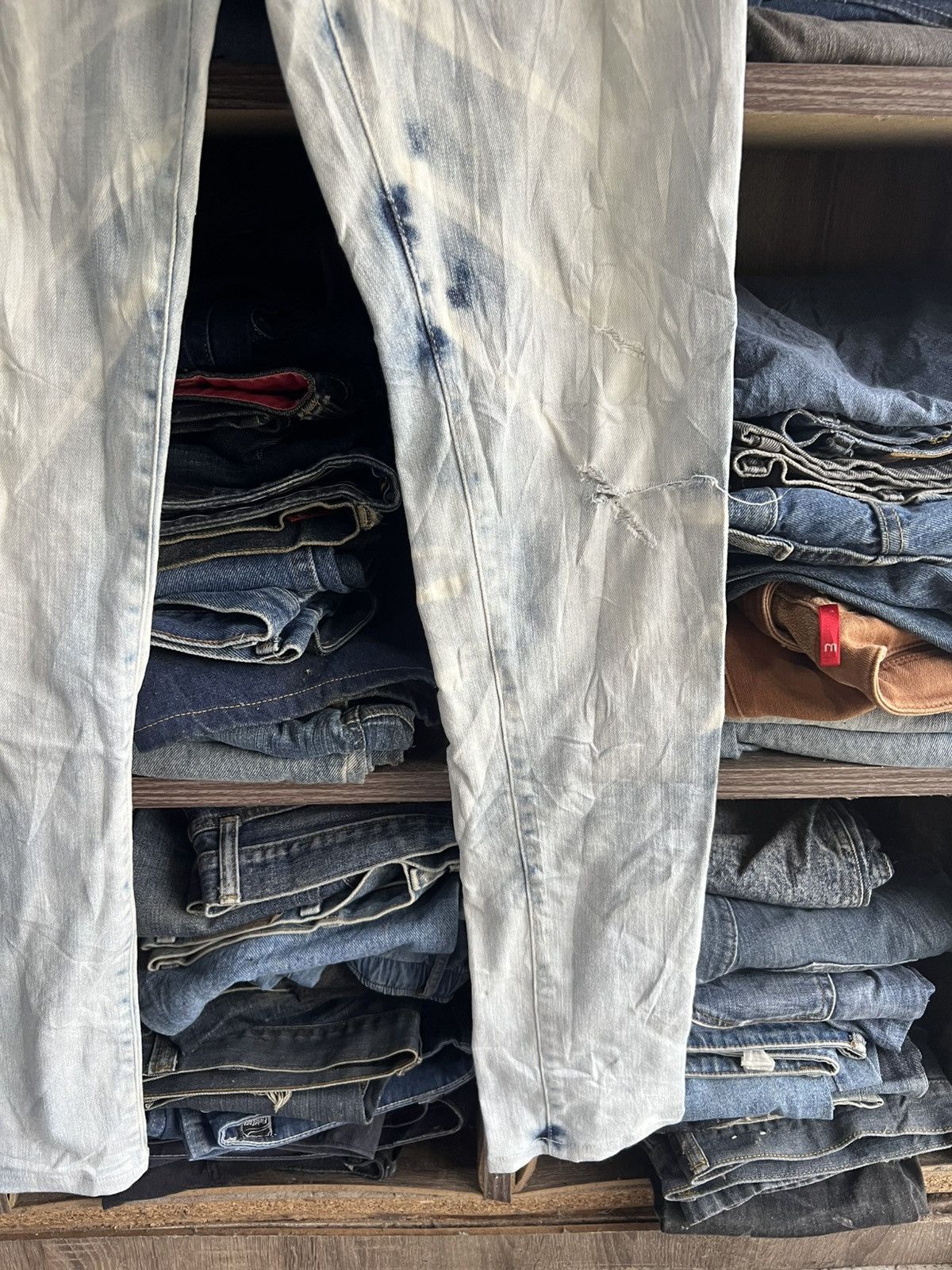semanticdesign 🔥Semantic Design Stretch Distressed Denim Size US 29 - 5 Thumbnail