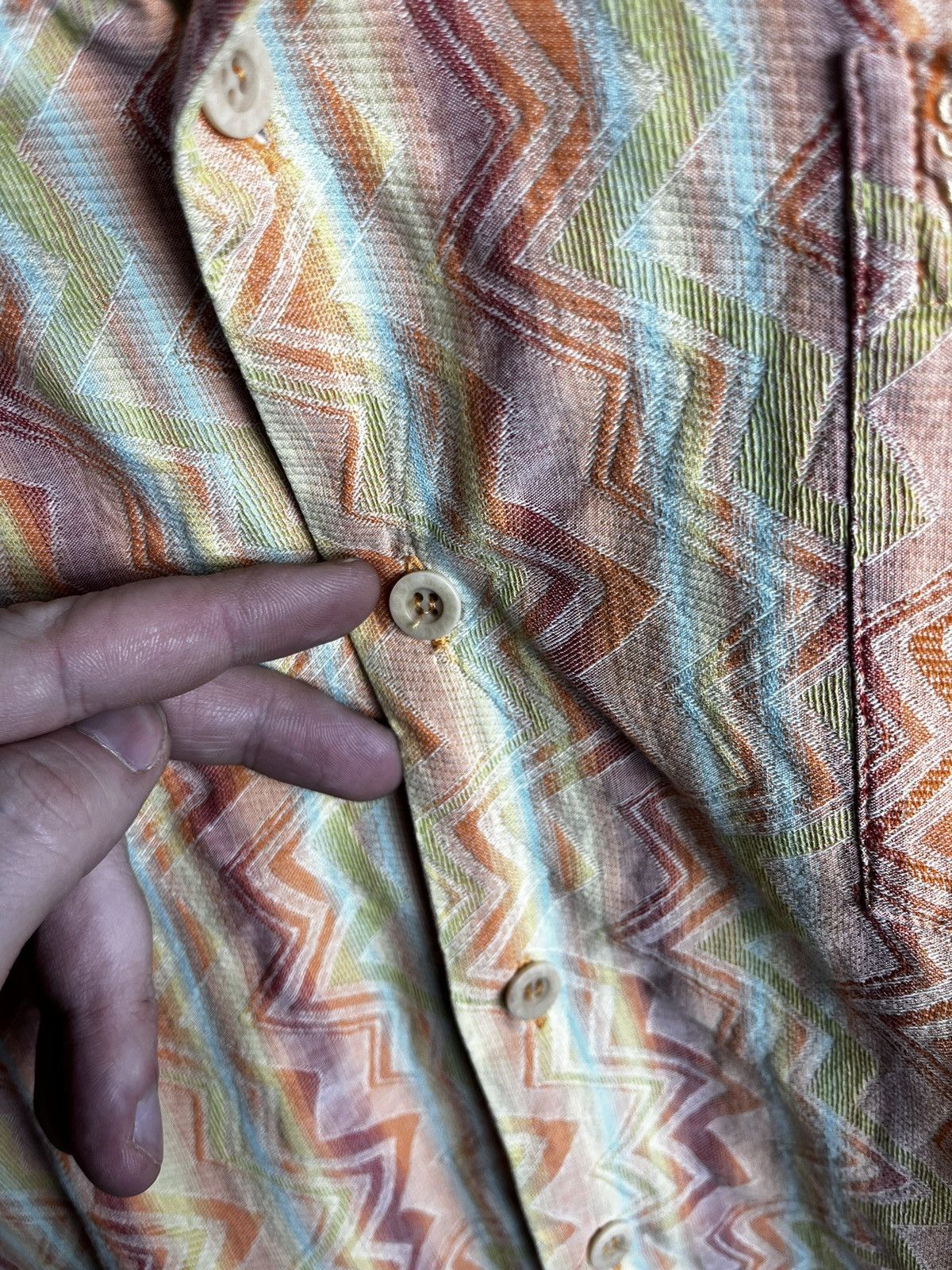 Missoni × Vintage Vintage Button Ups Shirt Missoni Sport Size US M / EU 48-50 / 2 - 8 Thumbnail