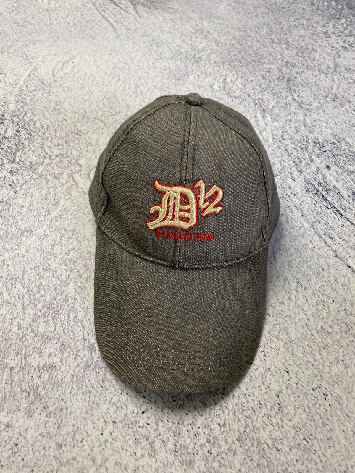 Vintage Vintage 00s Y2k Eminem D12 Slim Shady Cap Hat Size ONE SIZE - 2 Thumbnail