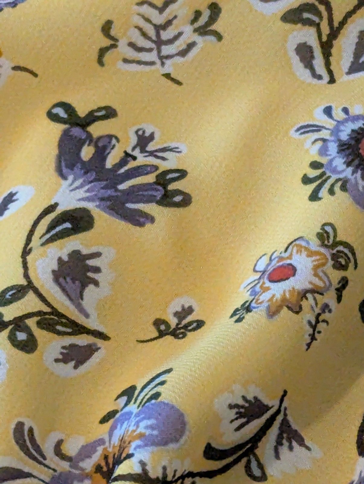 Other Max Studio VNeck Smocked Lined Dress Yellow Floral Chiffon S Size S / US 4 / IT 40 - 5 Thumbnail