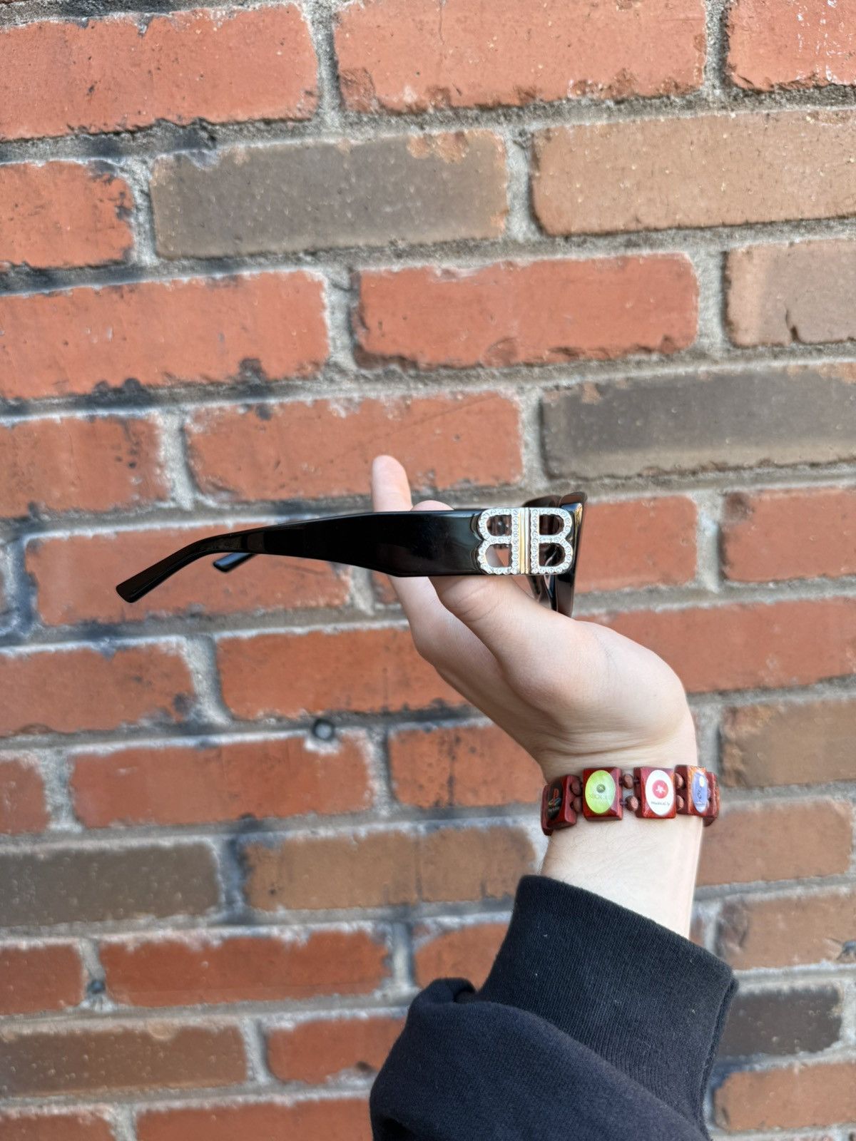 Balenciaga Balenciaga Double B Sunglasses Size ONE SIZE - 2 Thumbnail