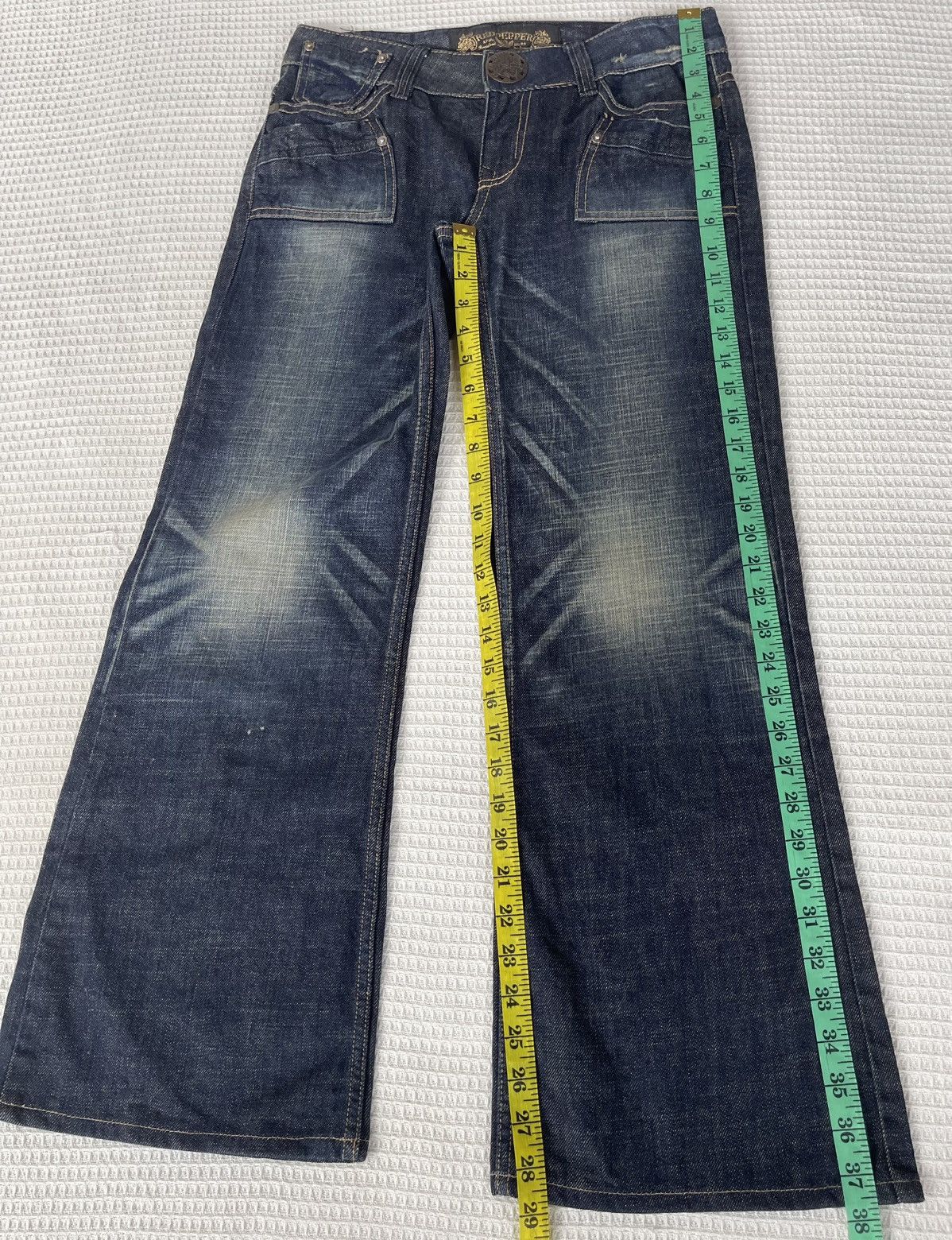 Hysteric Glamour Vintage 90s🔥RED PEPPER🔥Flared Bush Pants Jeans Size US 30 / EU 46 - 7 Thumbnail