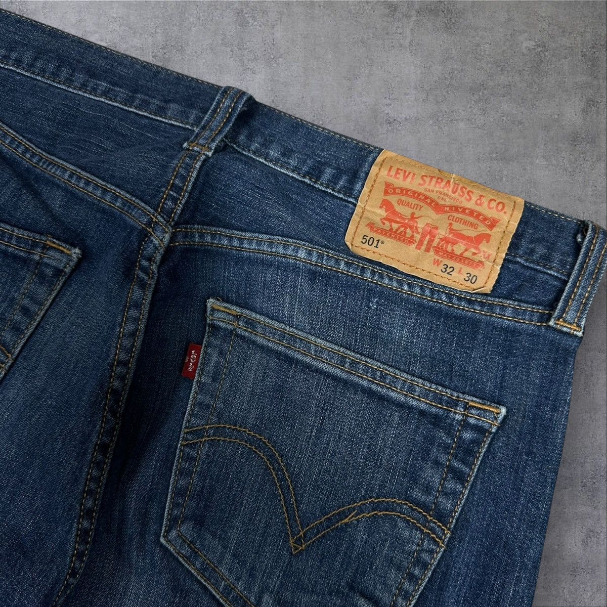 Levi's × Vintage Vintage Levi’s 501 Washed Jeans Denim Pants Navy Blue w32 Size US 32 / EU 48 - 5 Thumbnail