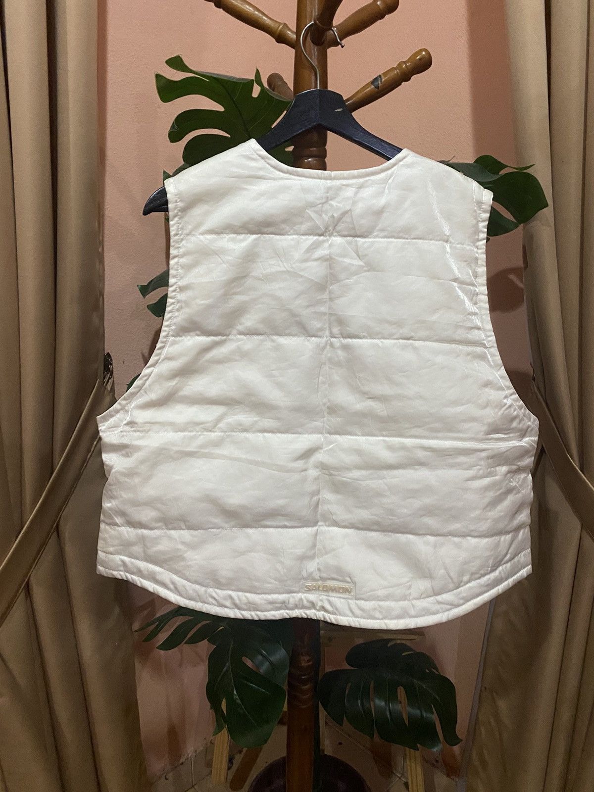 Salomon Vintage Salomon Reversible Quilted Vest - White, 90s Outdoor Size US M / EU 48-50 / 2 - 5 Thumbnail