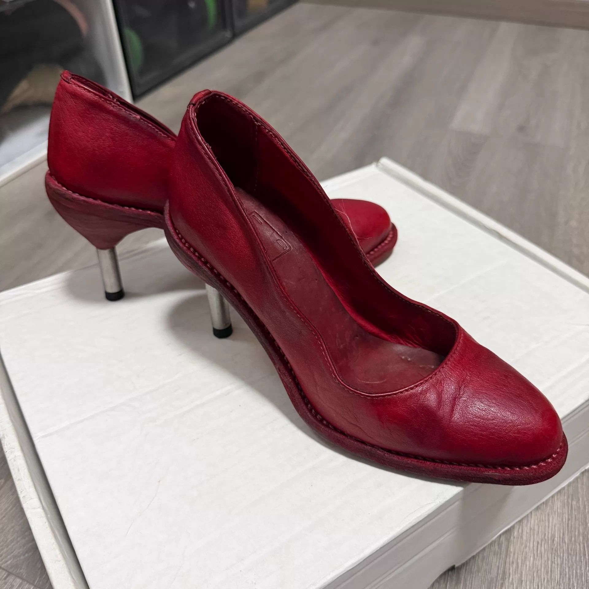 Guidi Guidi Metallic Heels 36 Unused 8cm Heel Size US 5.5 / IT 35.5 - 6 Thumbnail