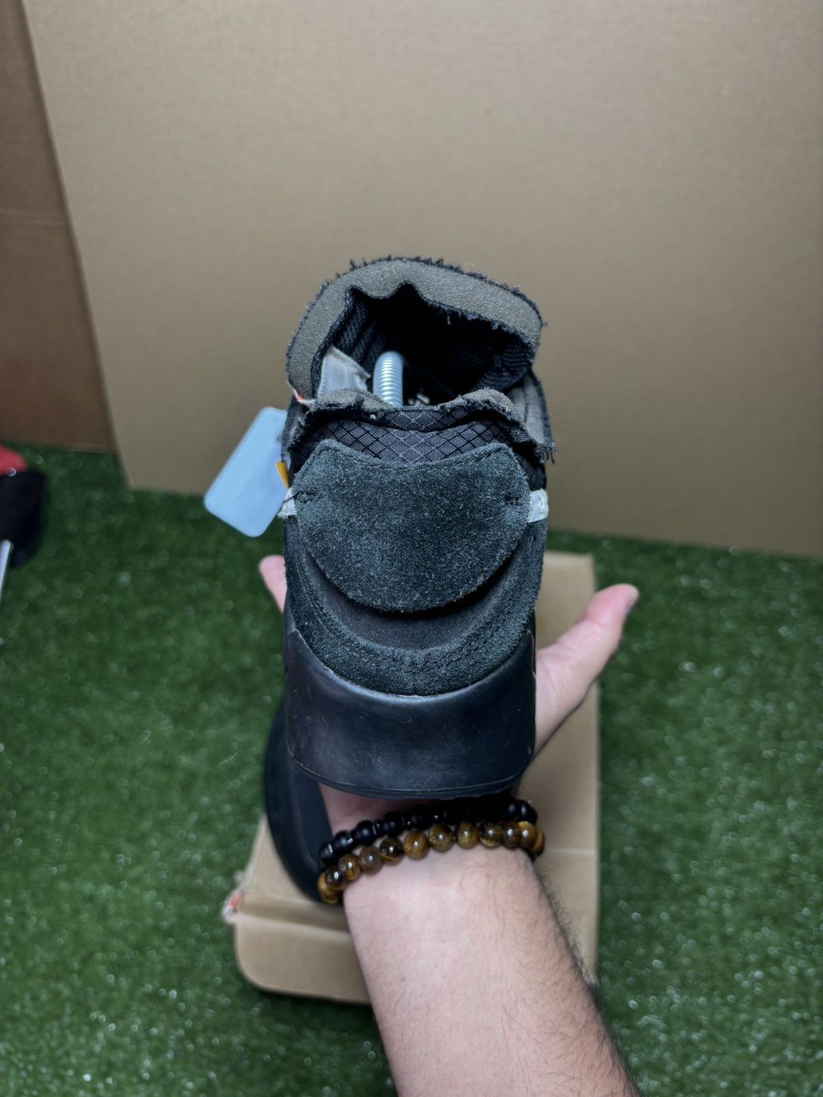 Off-White Nike air max 90 offwhite black Size US 10 / EU 43 - 3 Thumbnail