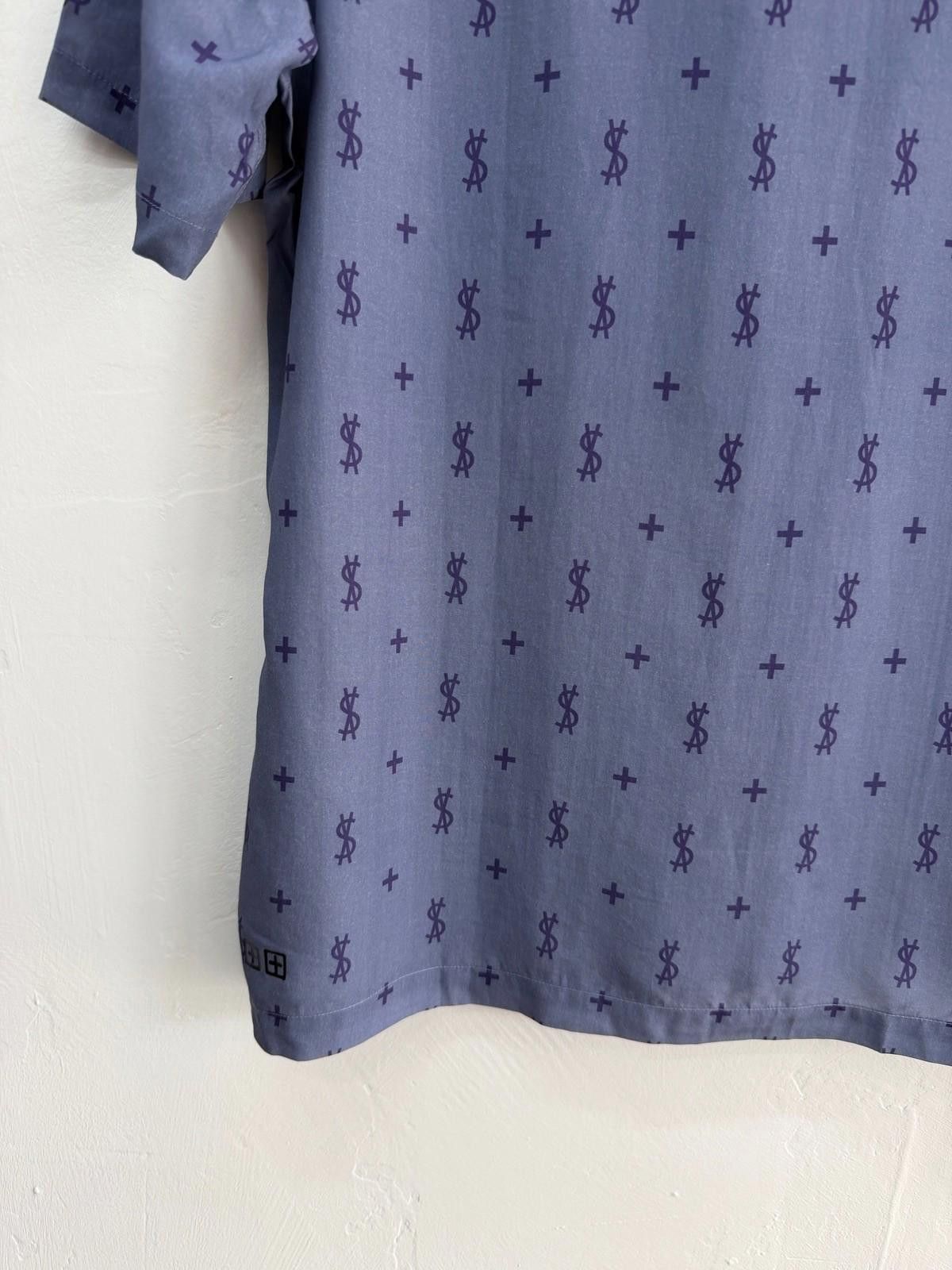 new ksubi medium m short sleeve resort shirt allstar blue 1