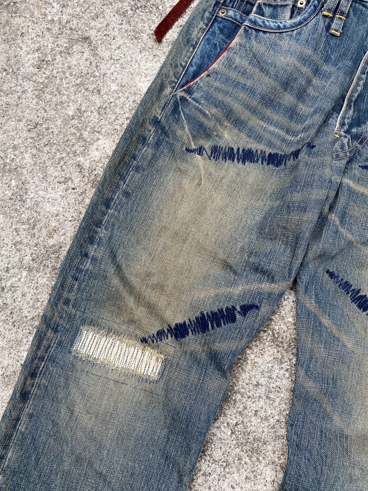 Japanese Brand Shapel Japan Rusty Distressed Denim Size US 32 / EU 48 - 6 Thumbnail