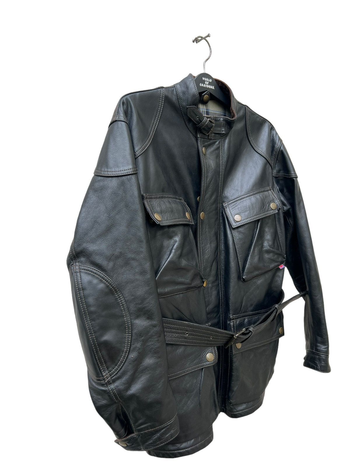 Belstaff Vintage Belstaff Leather Motorcycle Jacket Size US L / EU 52-54 / 3 - 12 Thumbnail