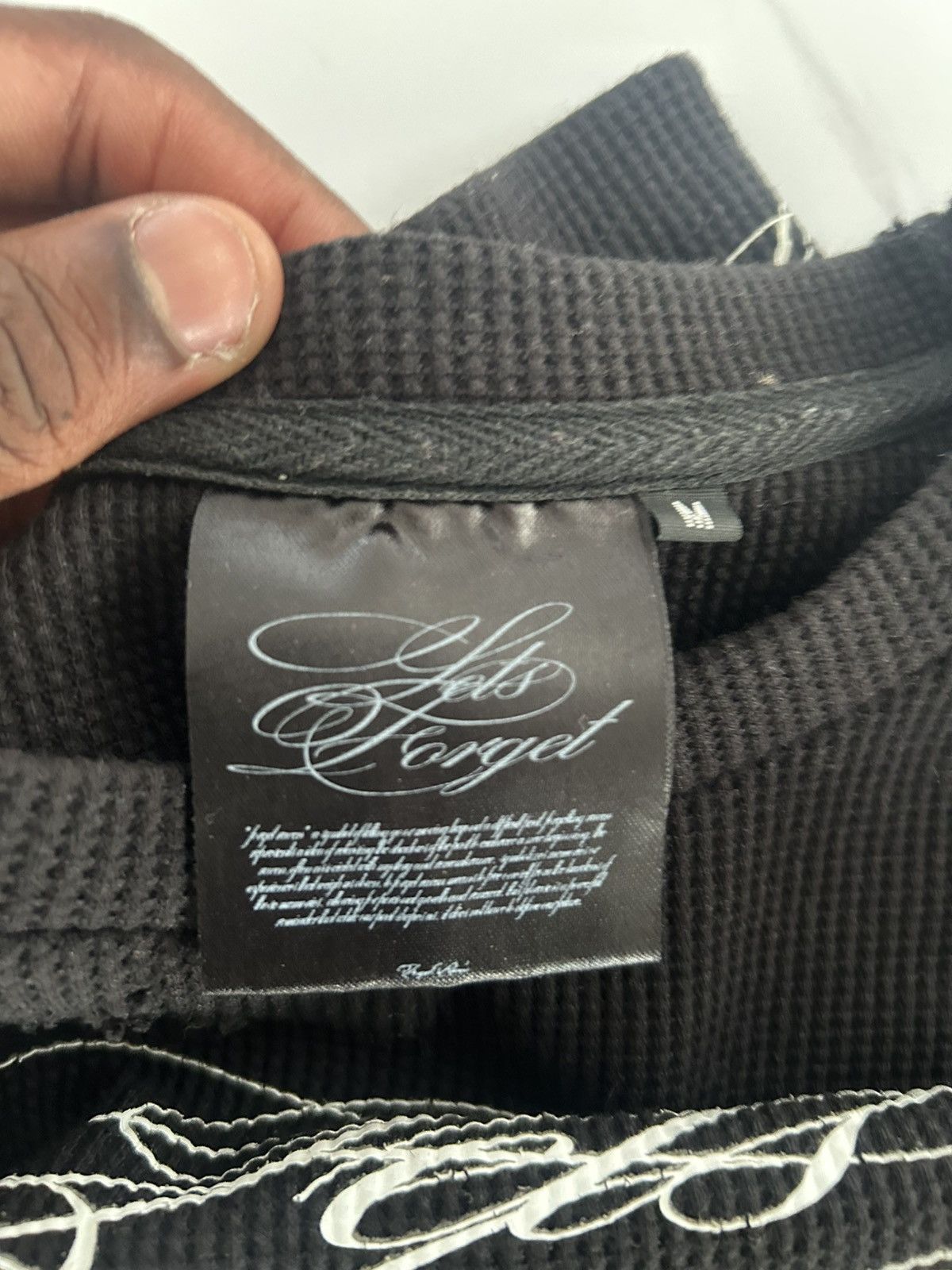 Other Forgot Raven longsleeve distressed tee Size US M / EU 48-50 / 2 - 3 Thumbnail