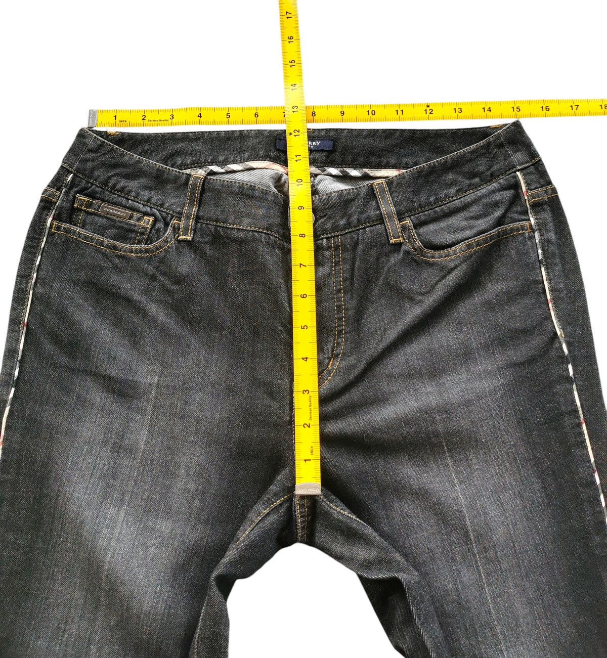 Burberry Vintage Burberry Flare Jeans Size 30" / US 8 / IT 44 - 10 Thumbnail