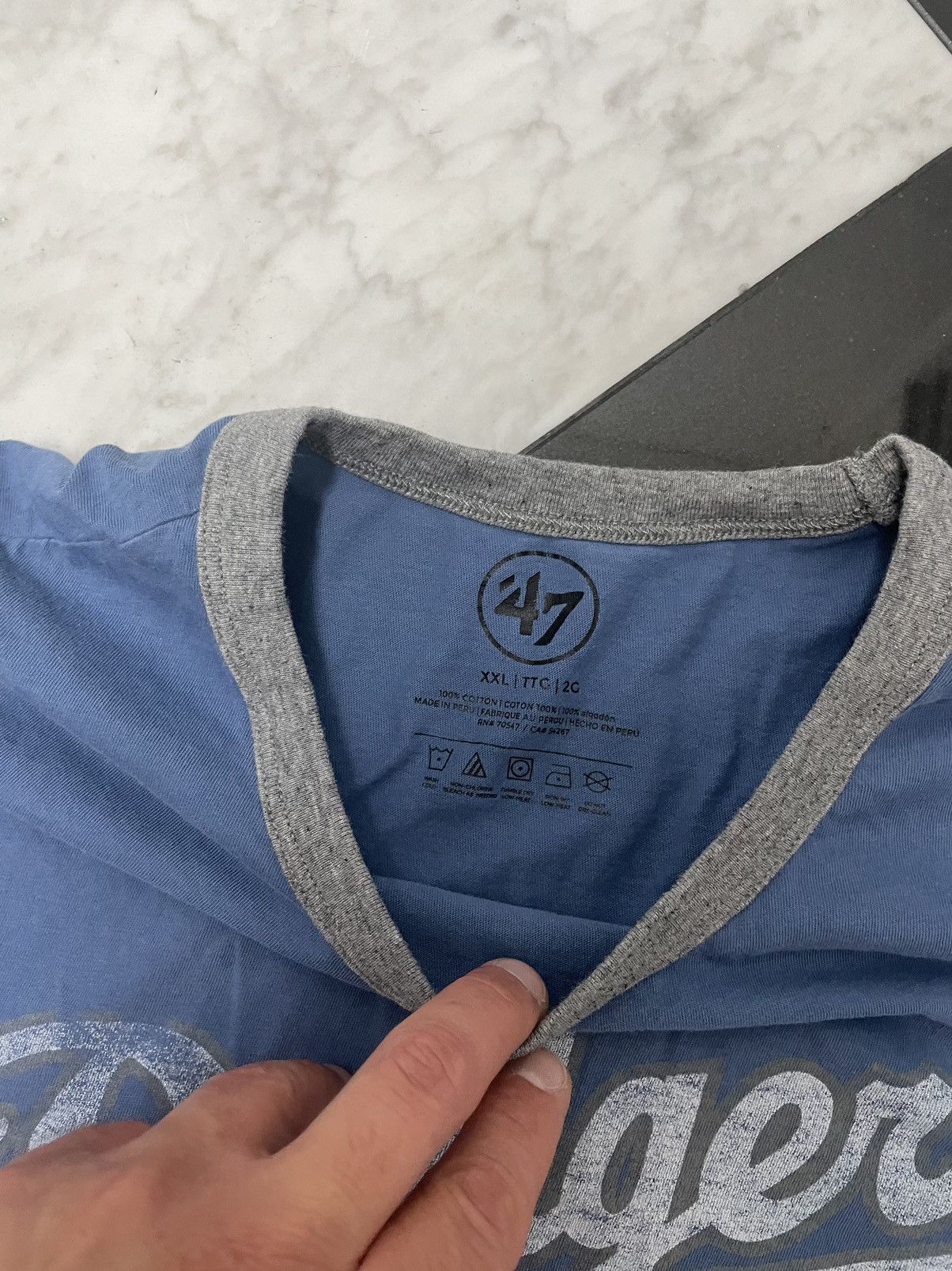 47 🔥 Vintage Dodgers shirt XXL Size US XXL / EU 58 / 5 - 2 Thumbnail