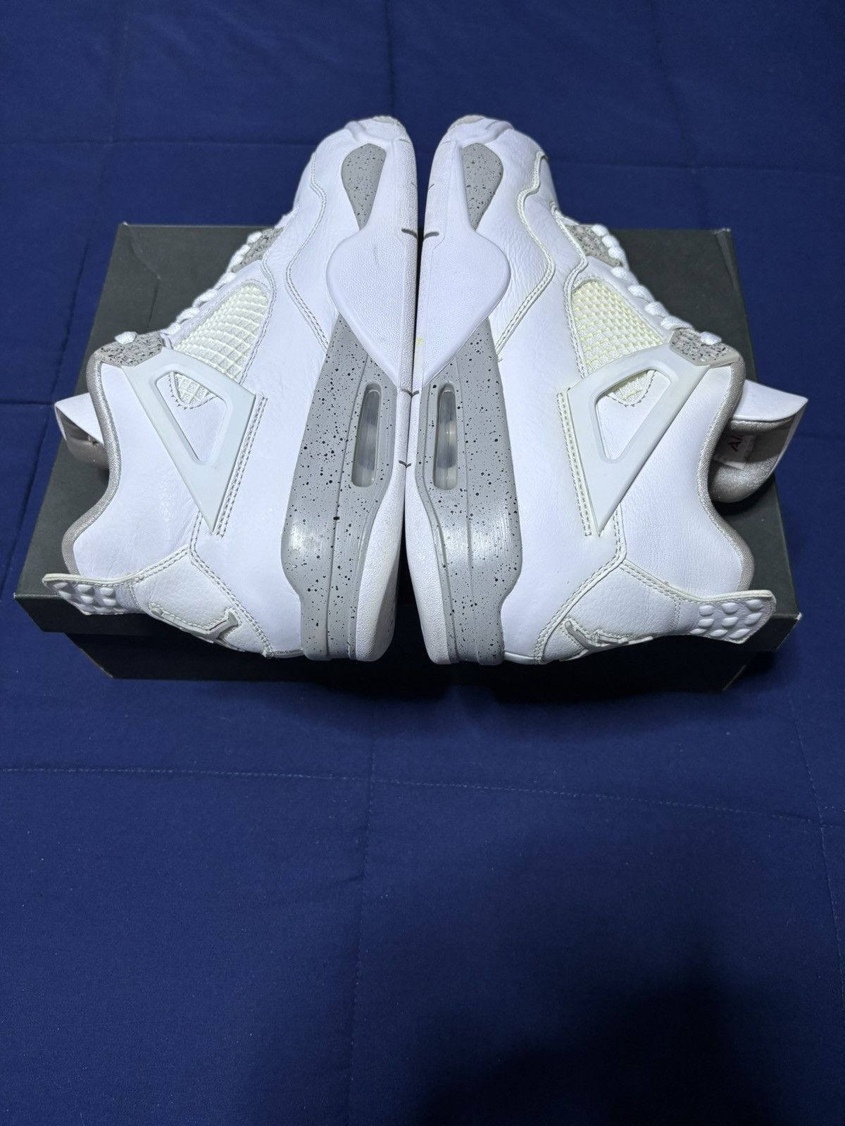 Jordan Brand Jordan 4 Retro White Oreo 2021 Size 9.5 Size US 9.5 / EU 42-43 - 2 Thumbnail