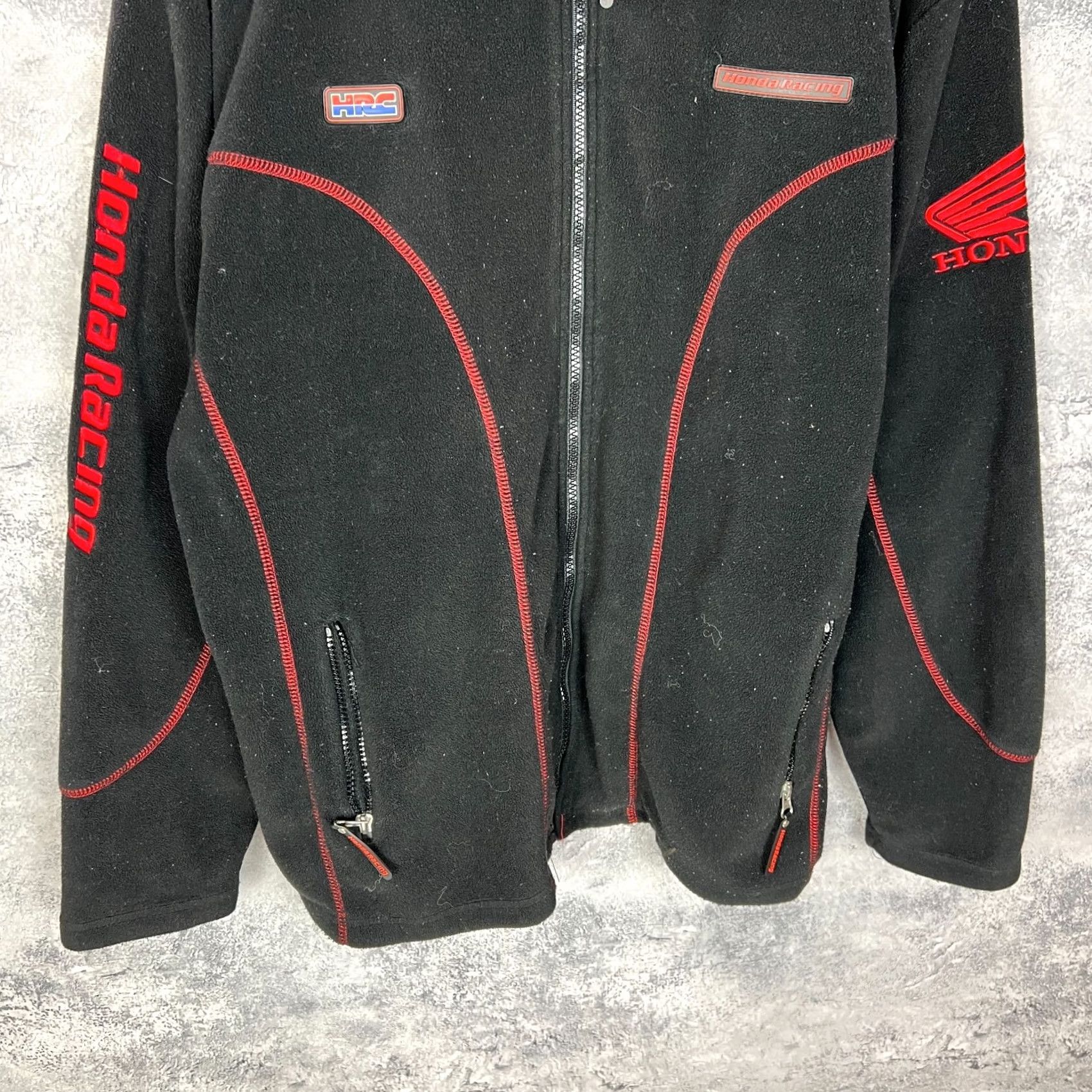 Honda Honda Racing Fleece Jacket Full Zip Black M Men’s Jacket Size US M / EU 48-50 / 2 - 3 Thumbnail