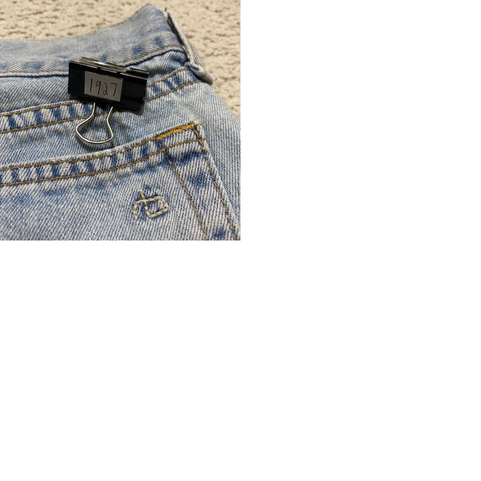Rag & Bone Rag & Bone Womens 25 Denim Cut-Off Shorts Blue Medium Rise Inseam 3" Casual Casual Wear Pockets Vintage No XS Size 42" / US 20 - 9 Thumbnail