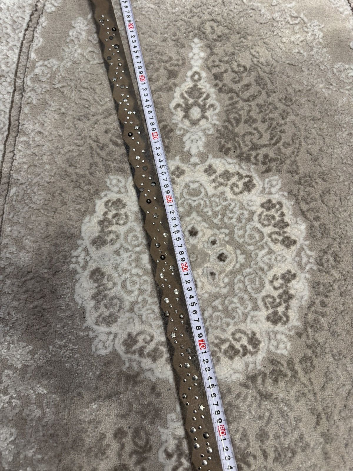 Japanese Brand 00’s NUMBER NINE STYLE WESTERN LEATHER RARE Y2K BELT VINTAGE Size ONE SIZE - 6 Thumbnail