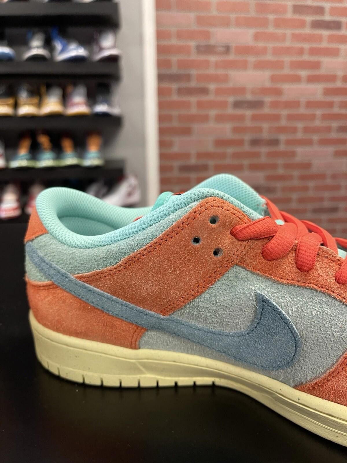 Nike Size 10 - Nike SB Dunk Low Pro PRM Orange Emerald Rise Noise Size US 10 / EU 43 - 7 Thumbnail