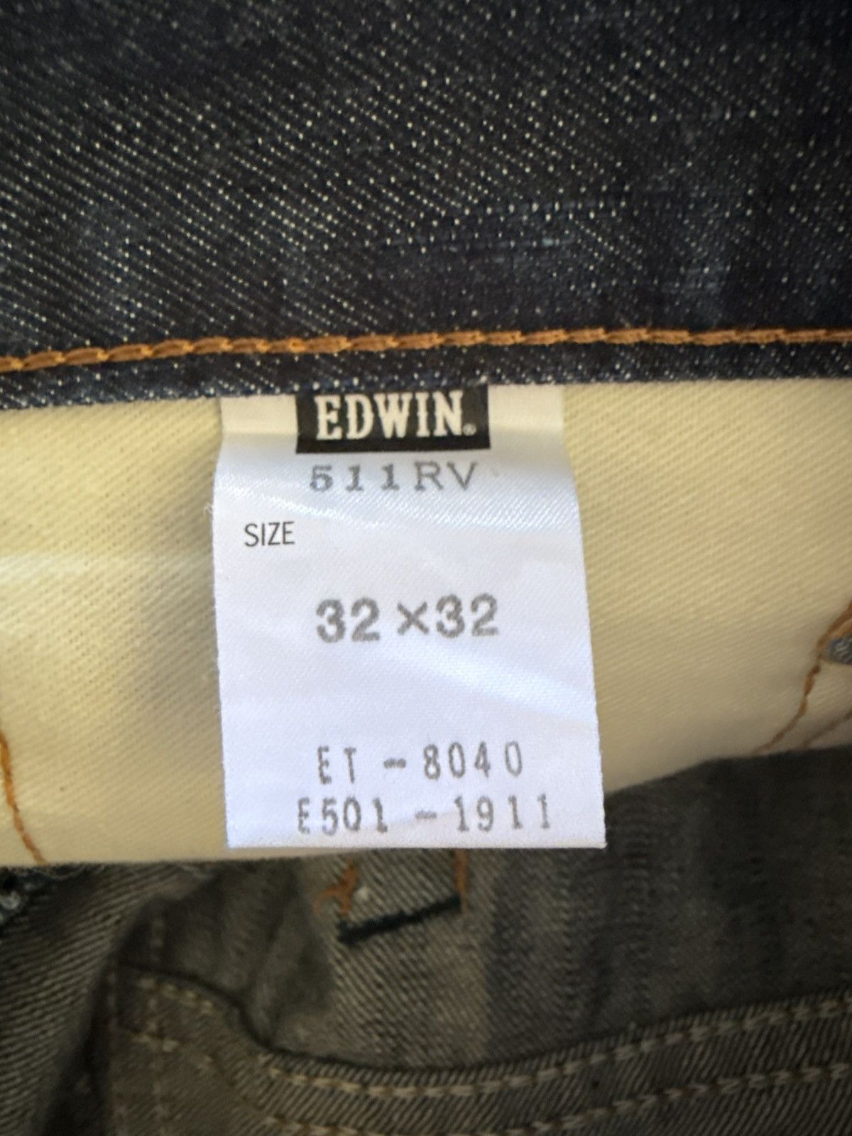 Edwin Rare Edwin 511 X-ray Shadow Wash Flared Jeans Size US 32 / EU 48 - 25 Thumbnail