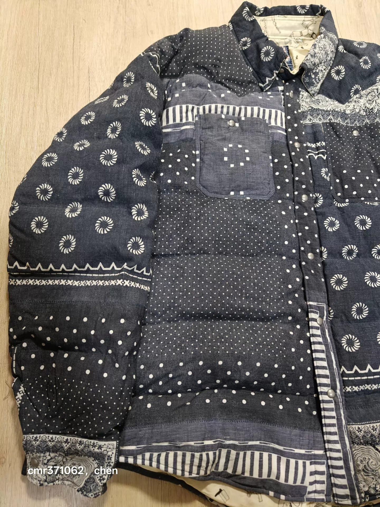 Visvim visvim 23 ICT kerchief down jkt bandana black 3 95 New Size US L / EU 52-54 / 3 - 2 Thumbnail