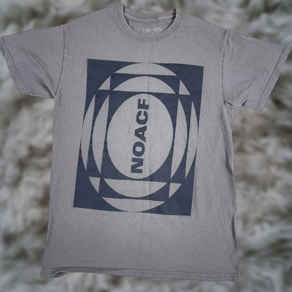 Vintage The 1975 T-Shirt Mens Small Gray Notes on a Conditional Form Tour Band NOACF Size US S / EU 44-46 / 1 - 1 Thumbnail