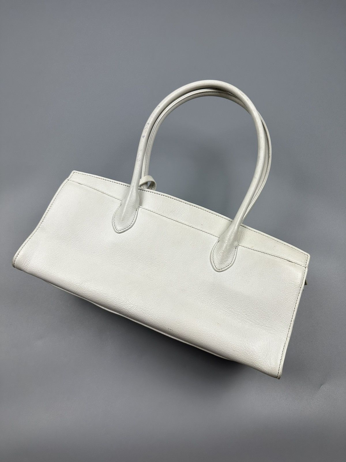 Designer × Japanese Brand Vintage Hamano Tokyo White Birkin Inspired By Hermes Size ONE SIZE - 2 Thumbnail