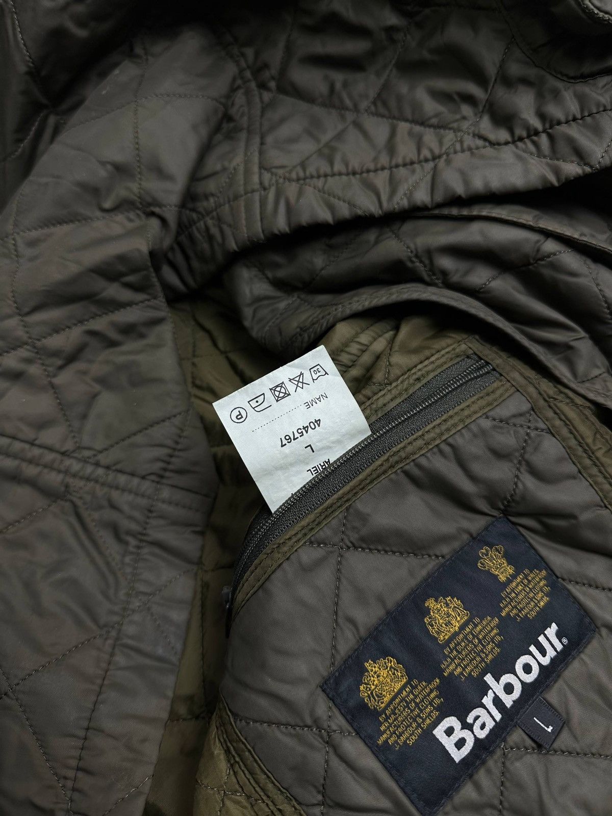 Barbour Vintage Barbour Ariel Quilt Puffer Jacket Rare Green Size US L / EU 52-54 / 3 - 8 Thumbnail