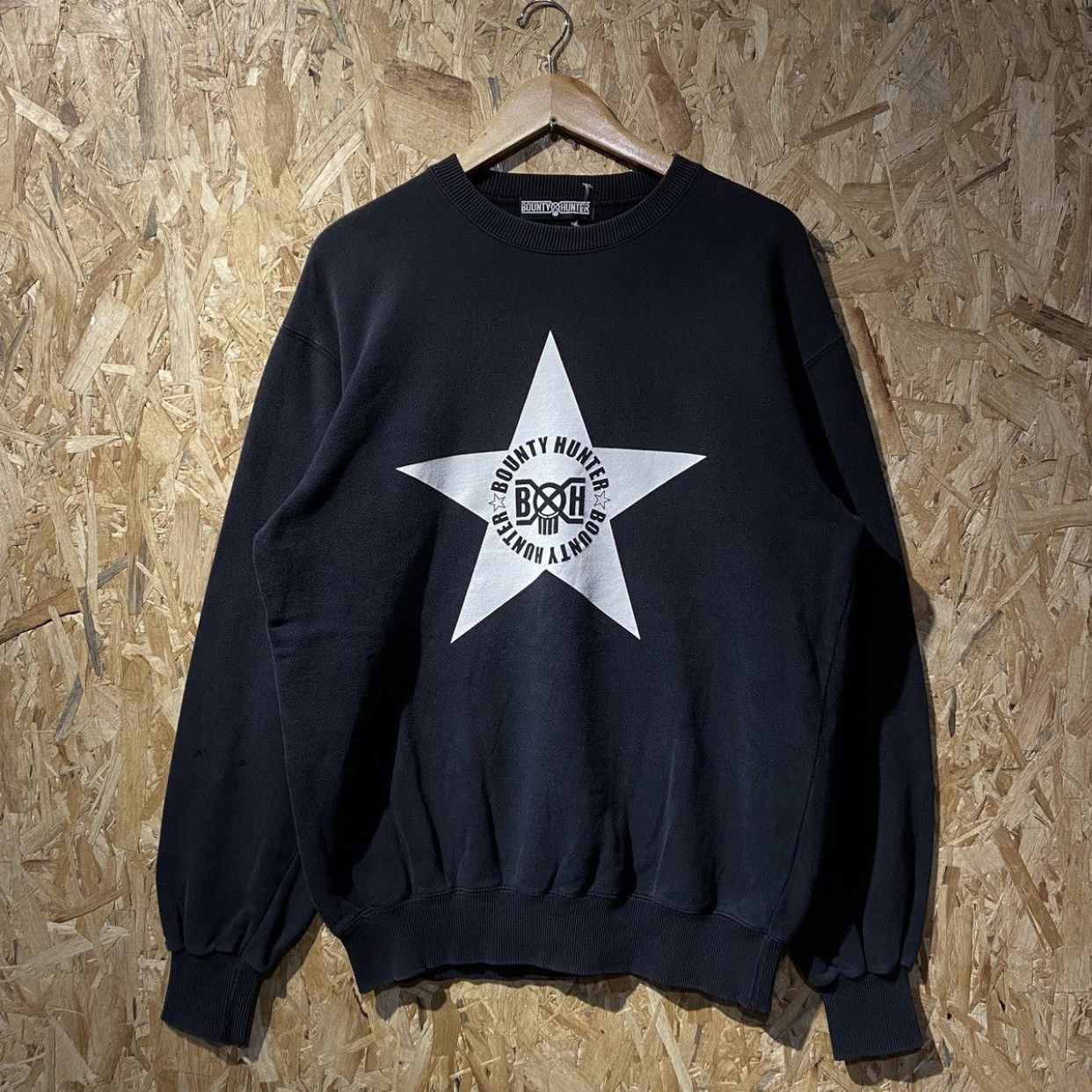 Bounty Hunter × Vintage 90s Bounty Hunter Star Sweatshirt made in USA 🇺🇸 Size US L / EU 52-54 / 3 - 1 Thumbnail