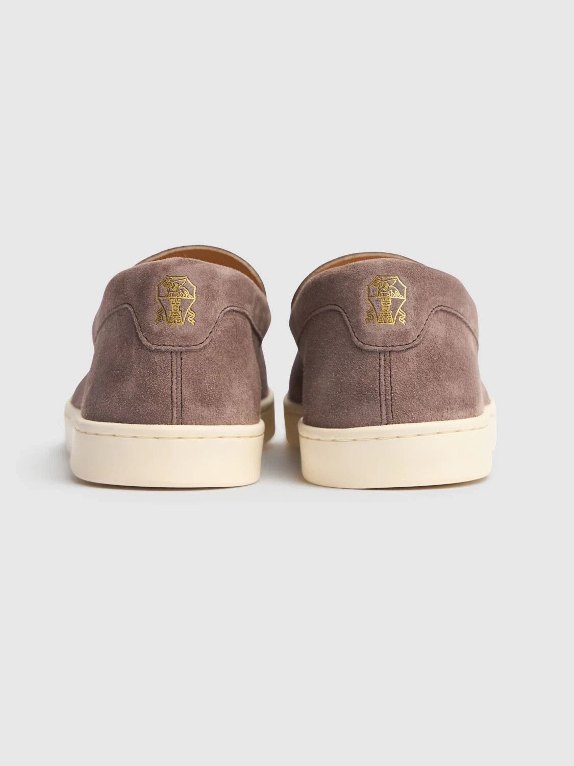 Brunello Cucinelli BRUNELLO CUCINELLI Bisonte Gray Loafers New Size US 6 / EU 39 - 4 Thumbnail