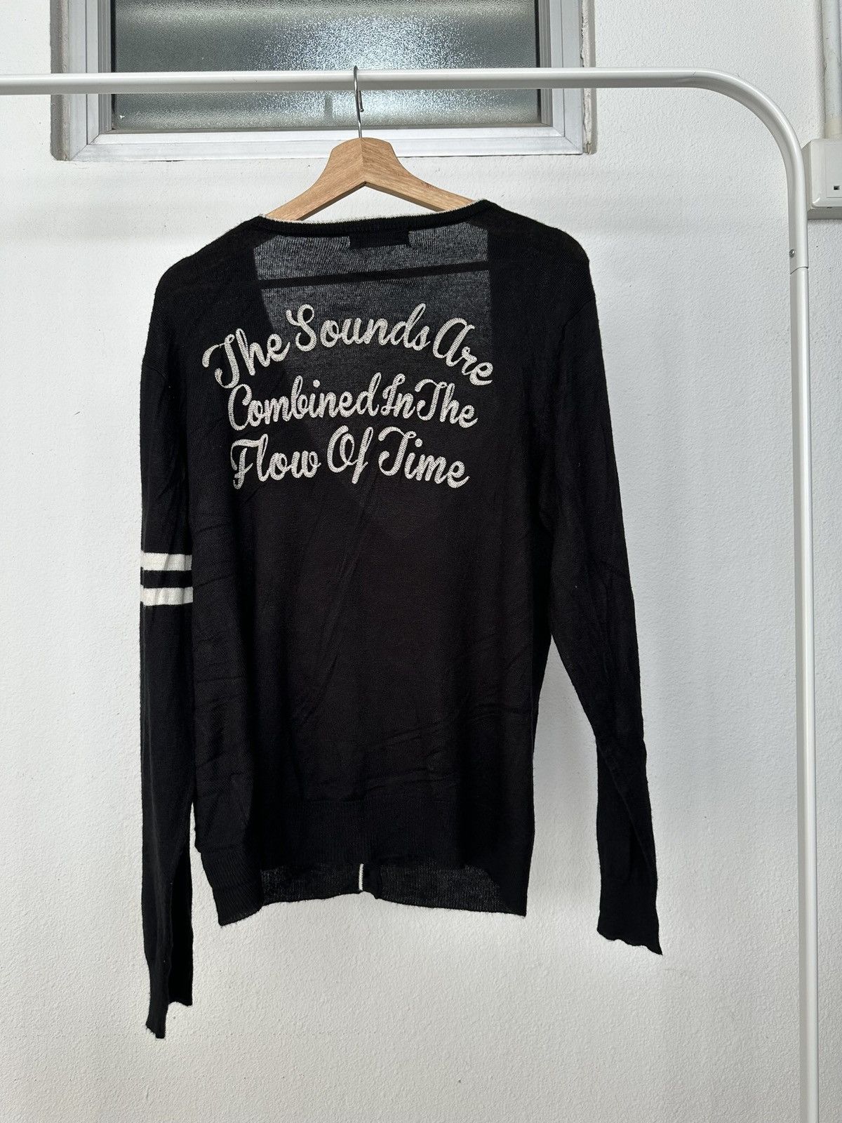 If Six Was Nine Y2k Crazy Devil unsymmetrical light wool cardigan Size US L / EU 52-54 / 3 - 12 Thumbnail
