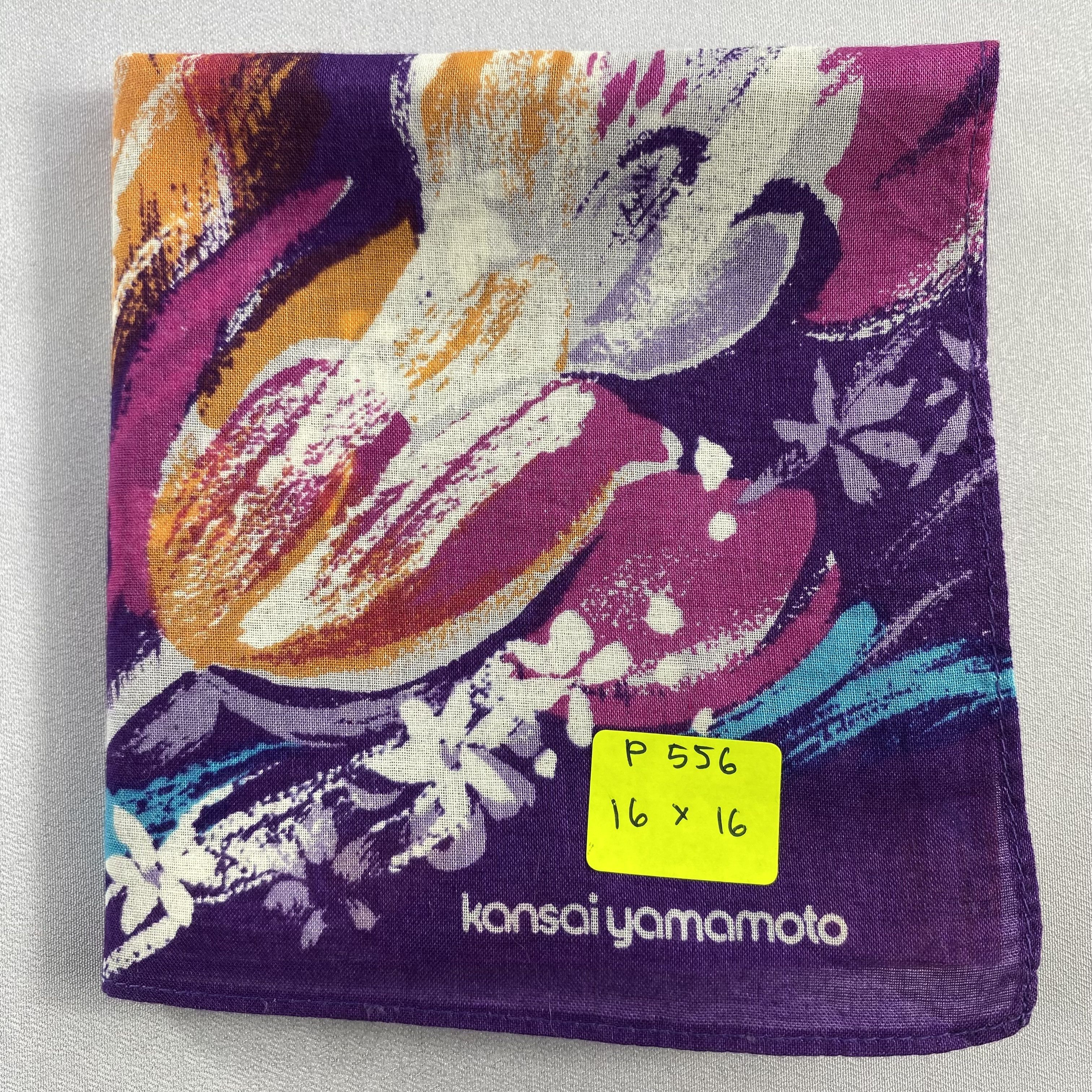 Kansai Yamamoto × Vintage Kansai Yamamoto Bandana/ Handkerchief / Neckerchief-P556 Size ONE SIZE - 5 Thumbnail