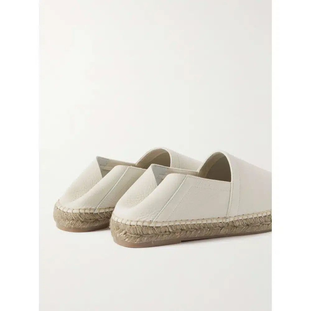 Tom Ford o1loc1c0125 J1165 Barnes Leather Espadrilles in White Size US 10 / EU 43 - 3 Thumbnail