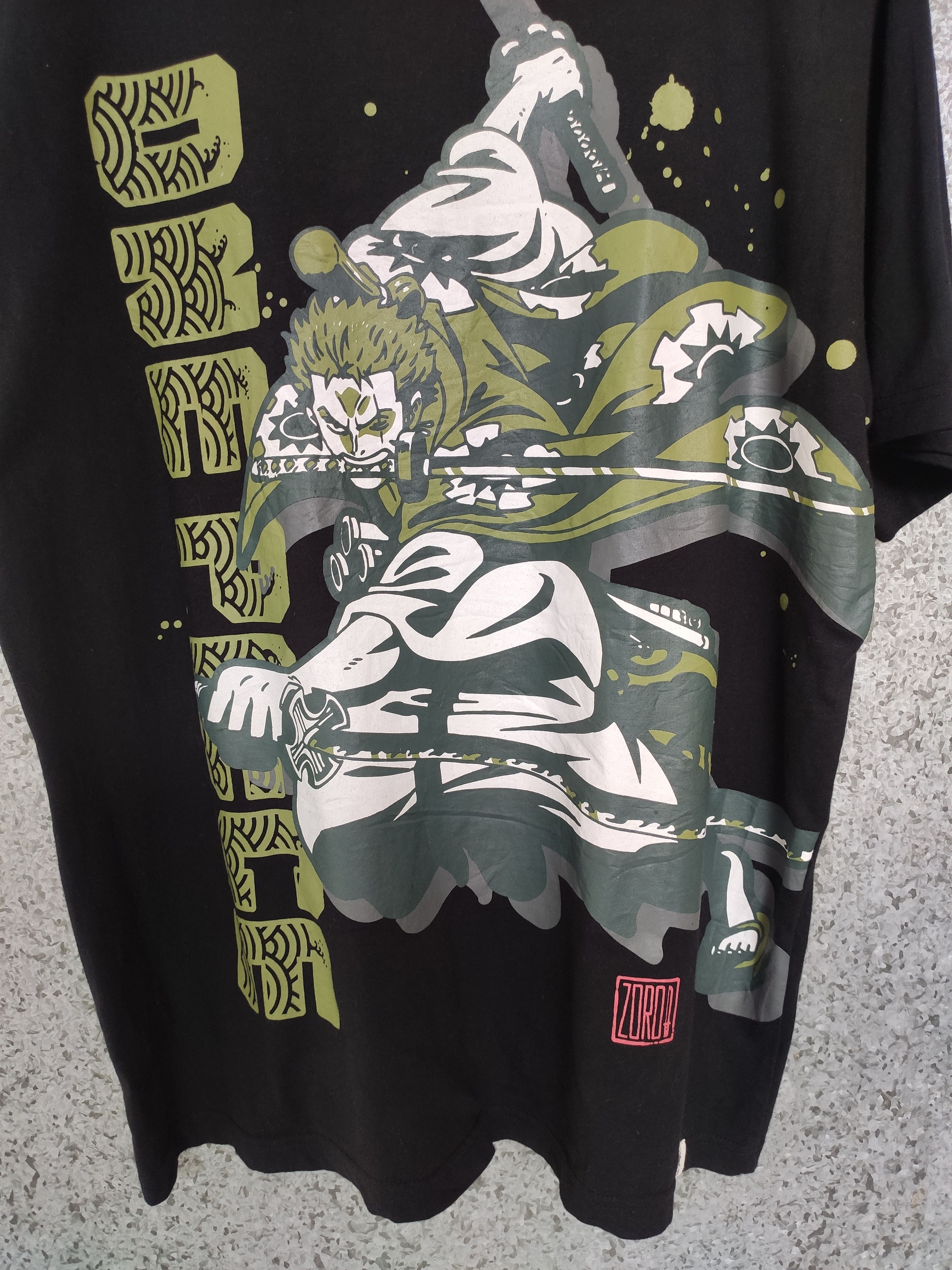 Anime Vintage One piece t shirt Zoro Size US XL / EU 56 / 4 - 3 Thumbnail