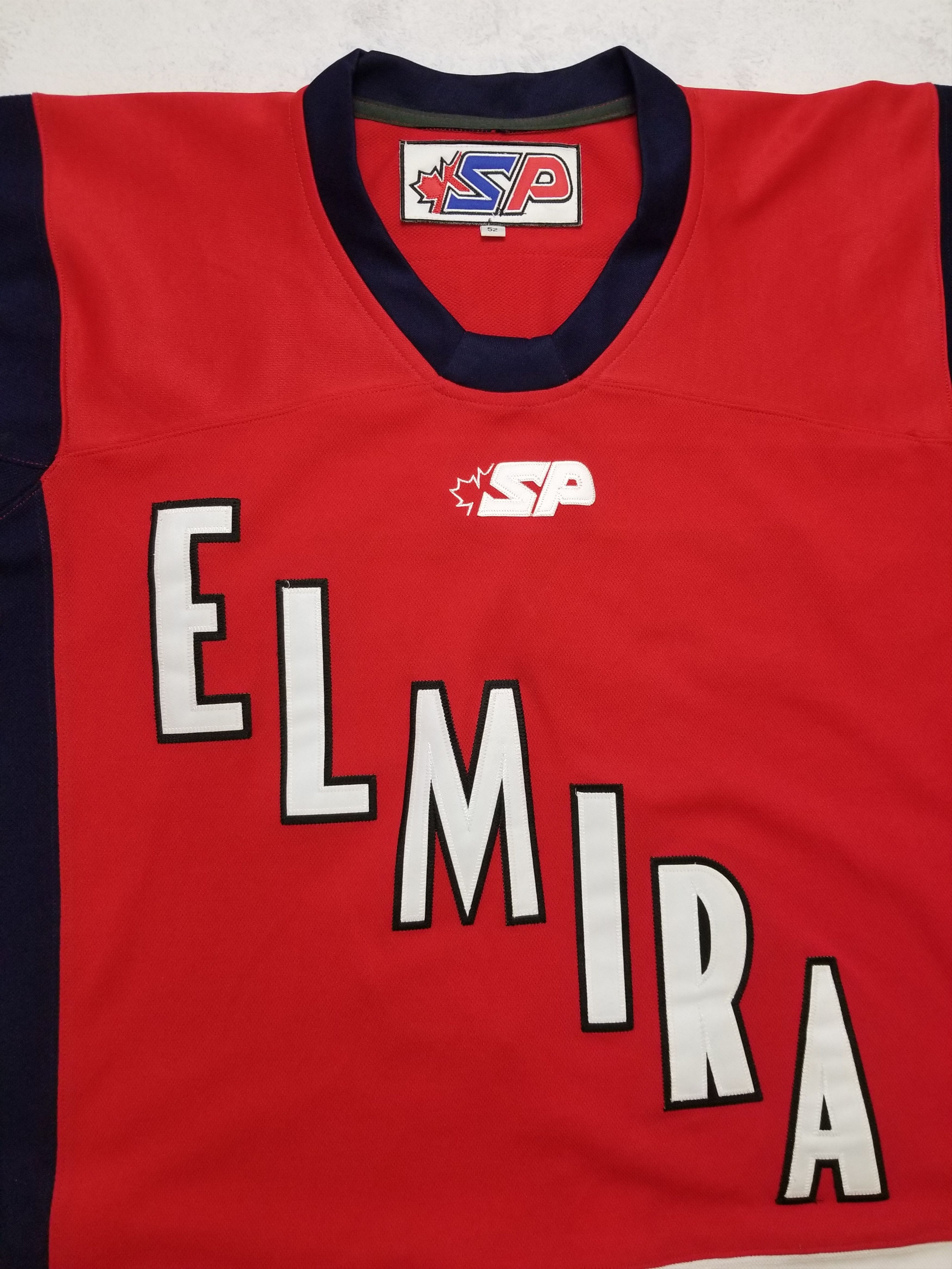 Other Ben Blood Elmira Jackals Hockey ECHL Stitched Sewn Jersey Size US L / EU 52-54 / 3 - 21 Thumbnail
