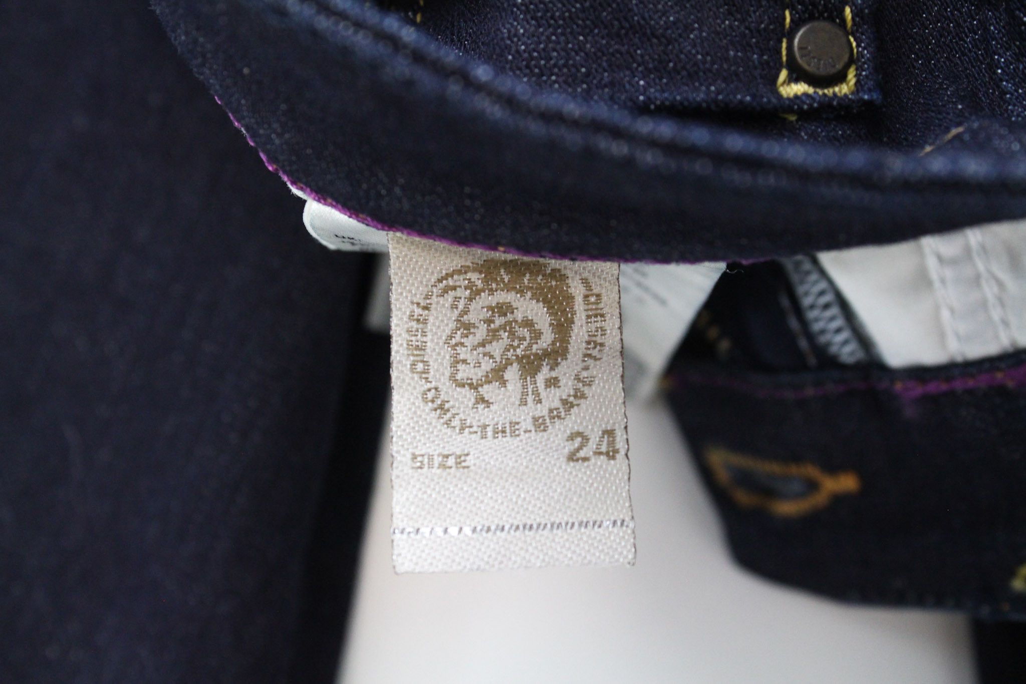 Diesel SKINZEE 0813C W24/L32 Blue Super Slim Stretch Jeans 69611 Size 24" / US 00 / IT 34 - 7 Thumbnail