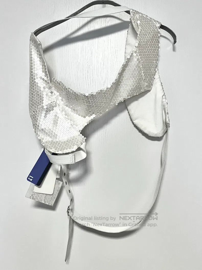 Comme des Garcons Comme Des Garcons Embroidered patch vest, sheepskin belt, Size XS / US 0-2 / IT 36-38 - 6 Thumbnail
