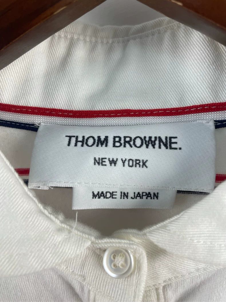 Thom Browne Thom Browne size42 stripe polo Size US XS / EU 42 / 0 - 3 Thumbnail