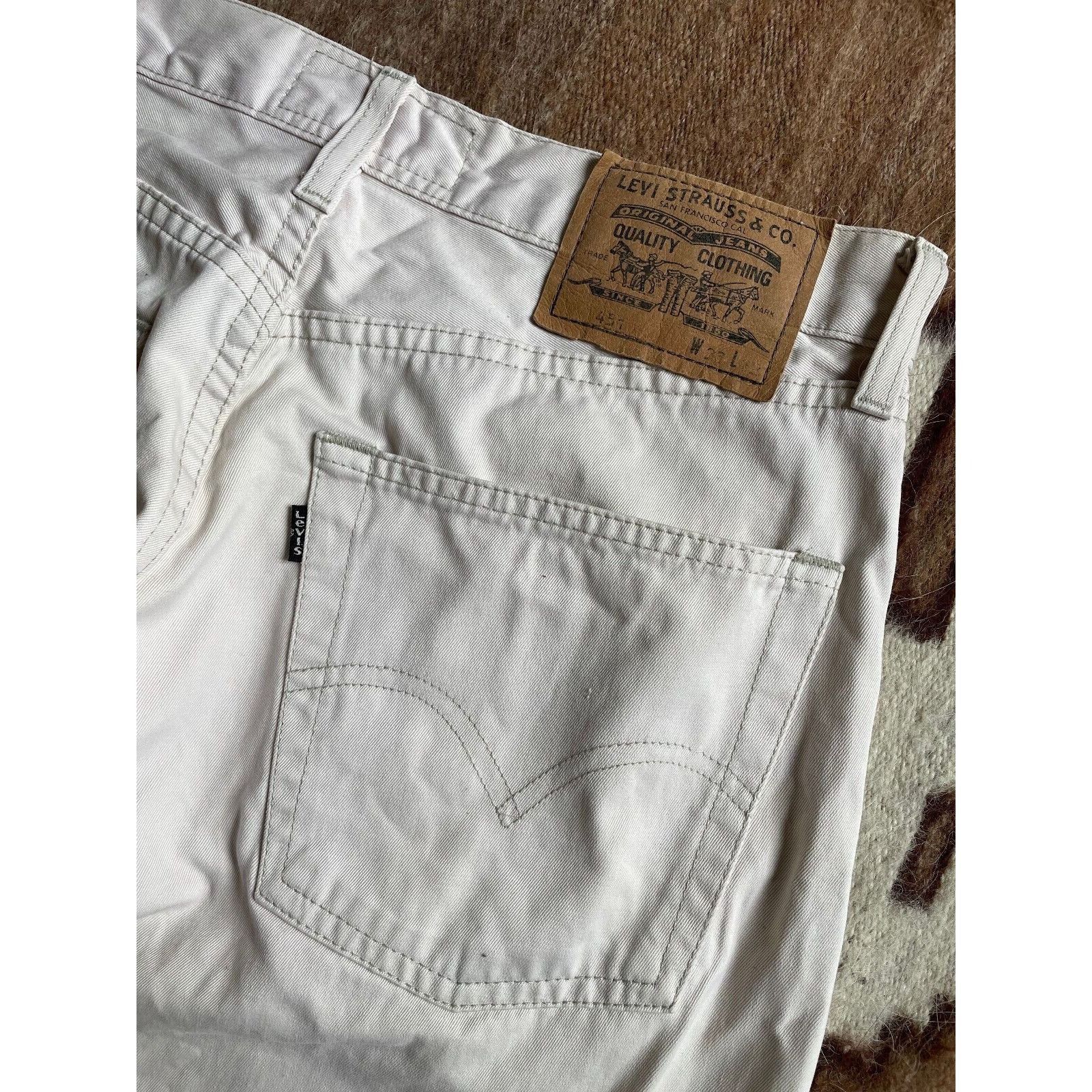 Levi's Levi's 451 Vintage 90s Black Tab Pants 6265AC Size US 33 - 2 Thumbnail