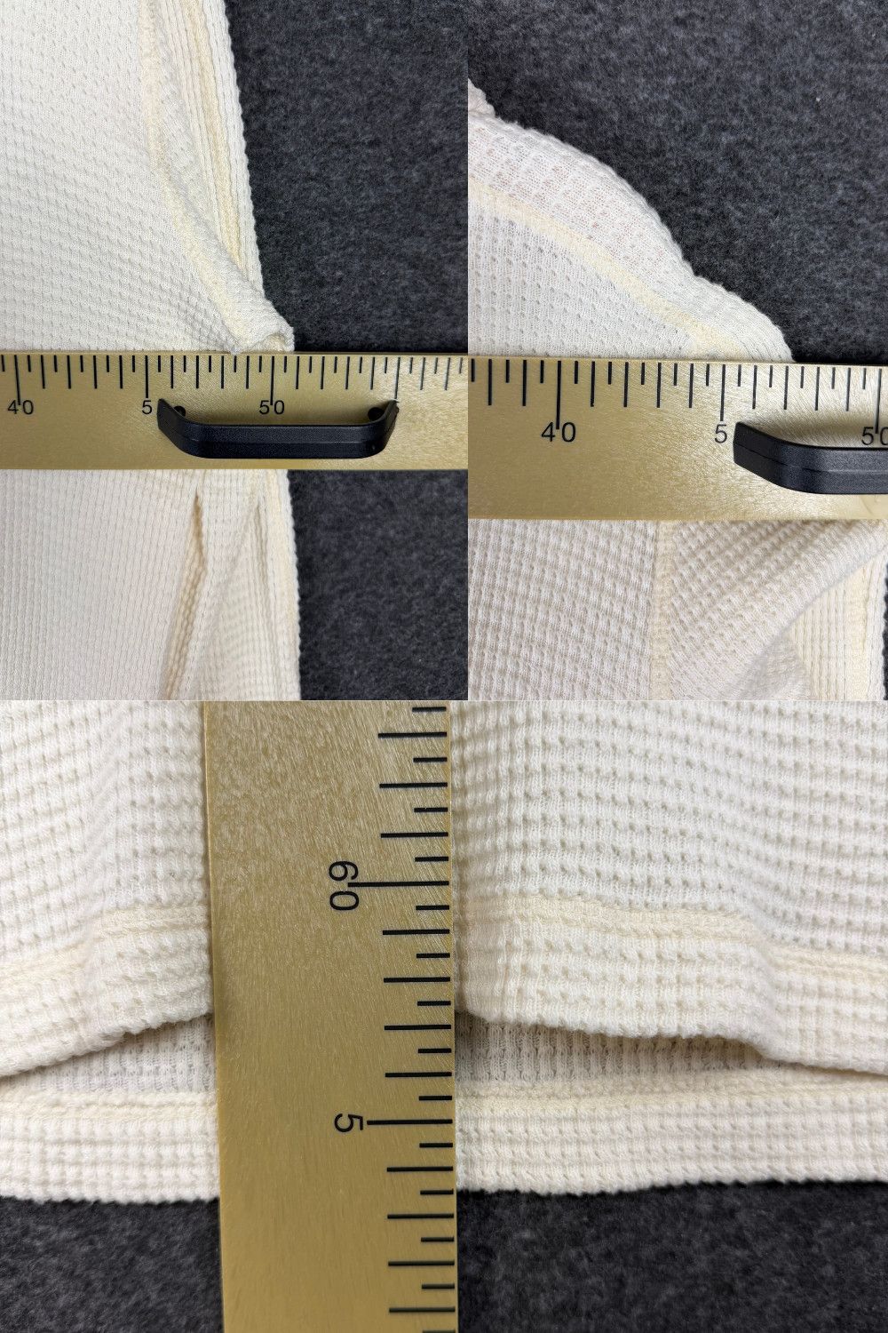 RRL Ralph Lauren RRL FW13 / Double RL Waffle-Knit Hooded Henley (Ecru) - XS Size US XS / EU 42 / 0 - 10 Thumbnail