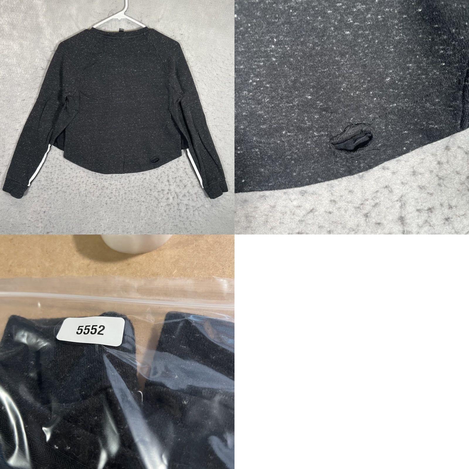Adidas Adidas Pullover Sweatshirt Womens XS Dark Gray Activewear Crew Neck Long Sleeve Size XS / US 0-2 / IT 36-38 - 8 Thumbnail