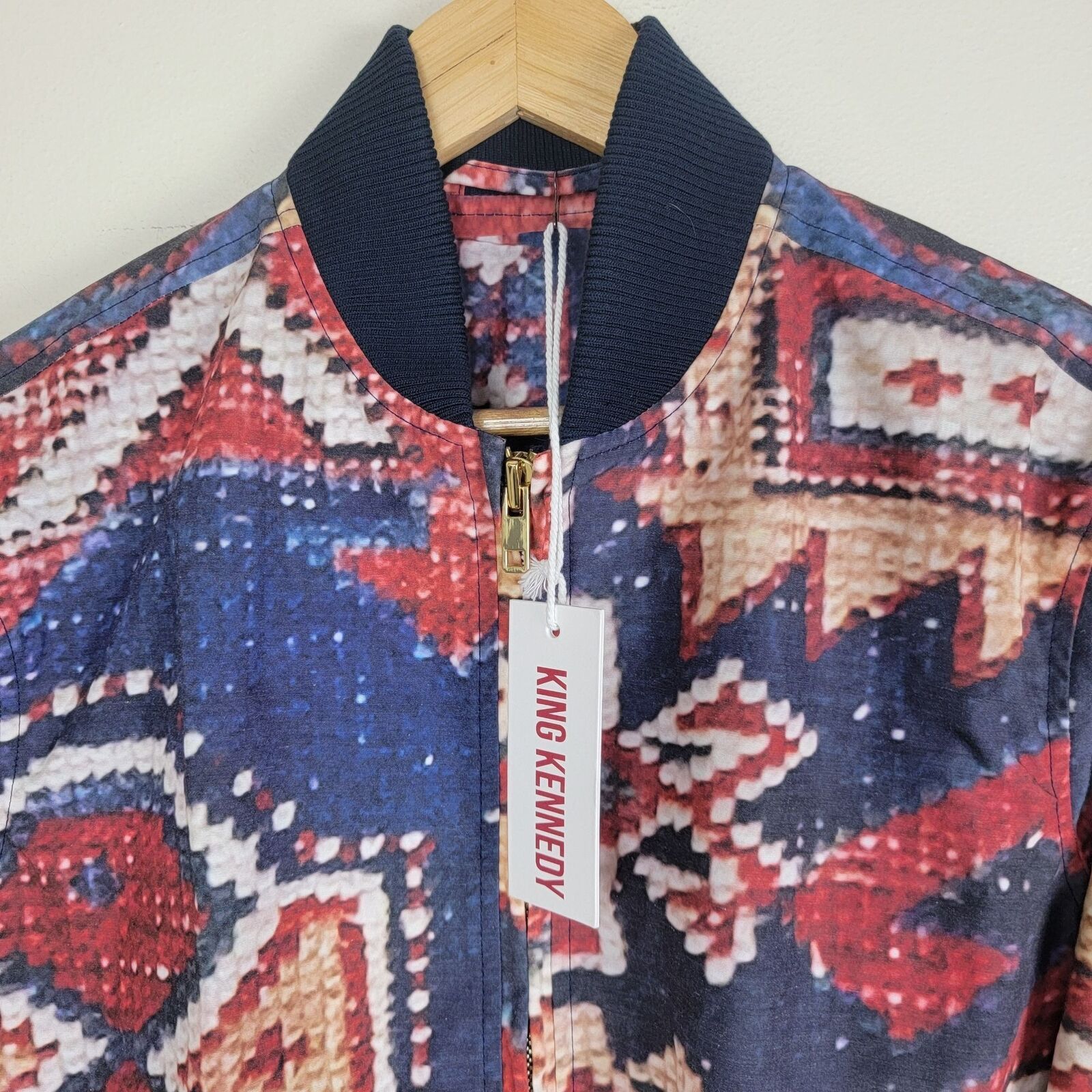 Todd Snyder Todd Snyder x King Kennedy Rugs Printed Shell Bomber Jacket Size US S / EU 44-46 / 1 - 6 Thumbnail