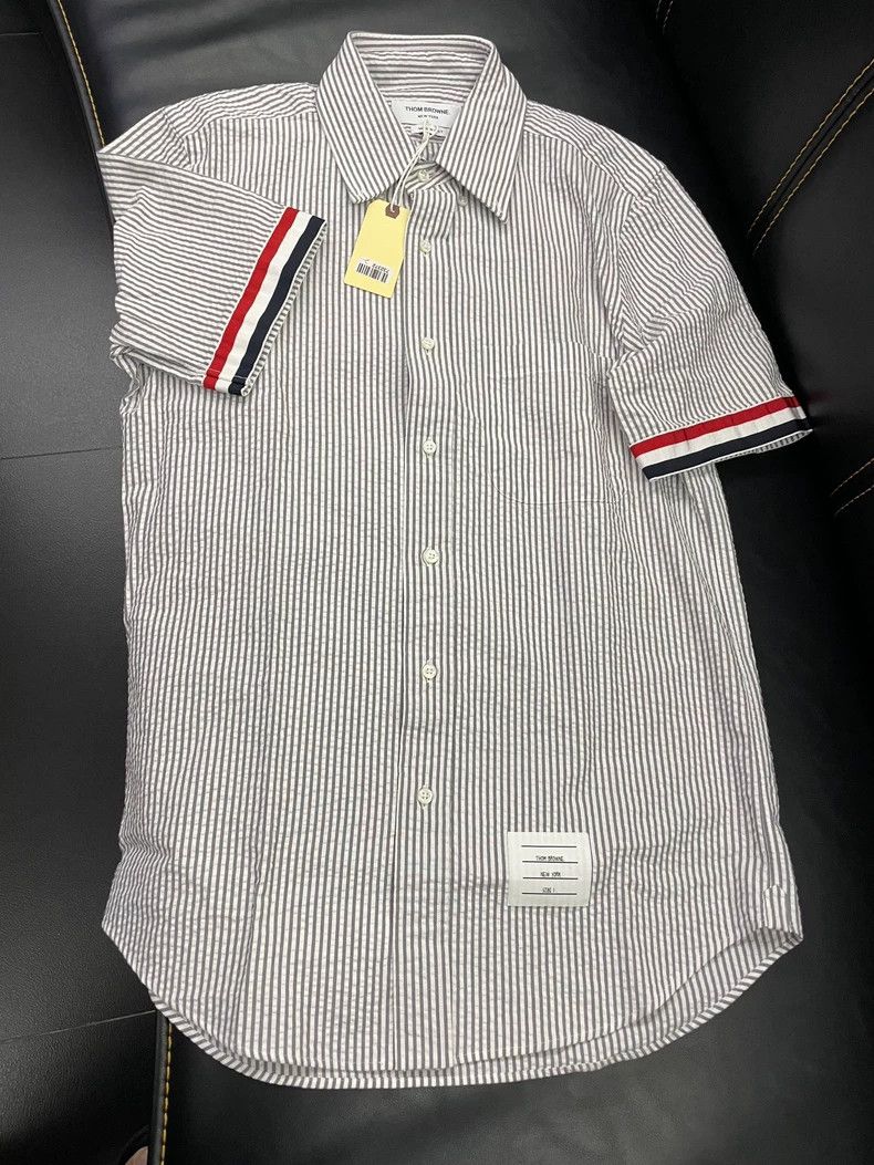 Thom Browne Thom Browne short sleeve shirt Size US S / EU 44-46 / 1 - 1 Thumbnail
