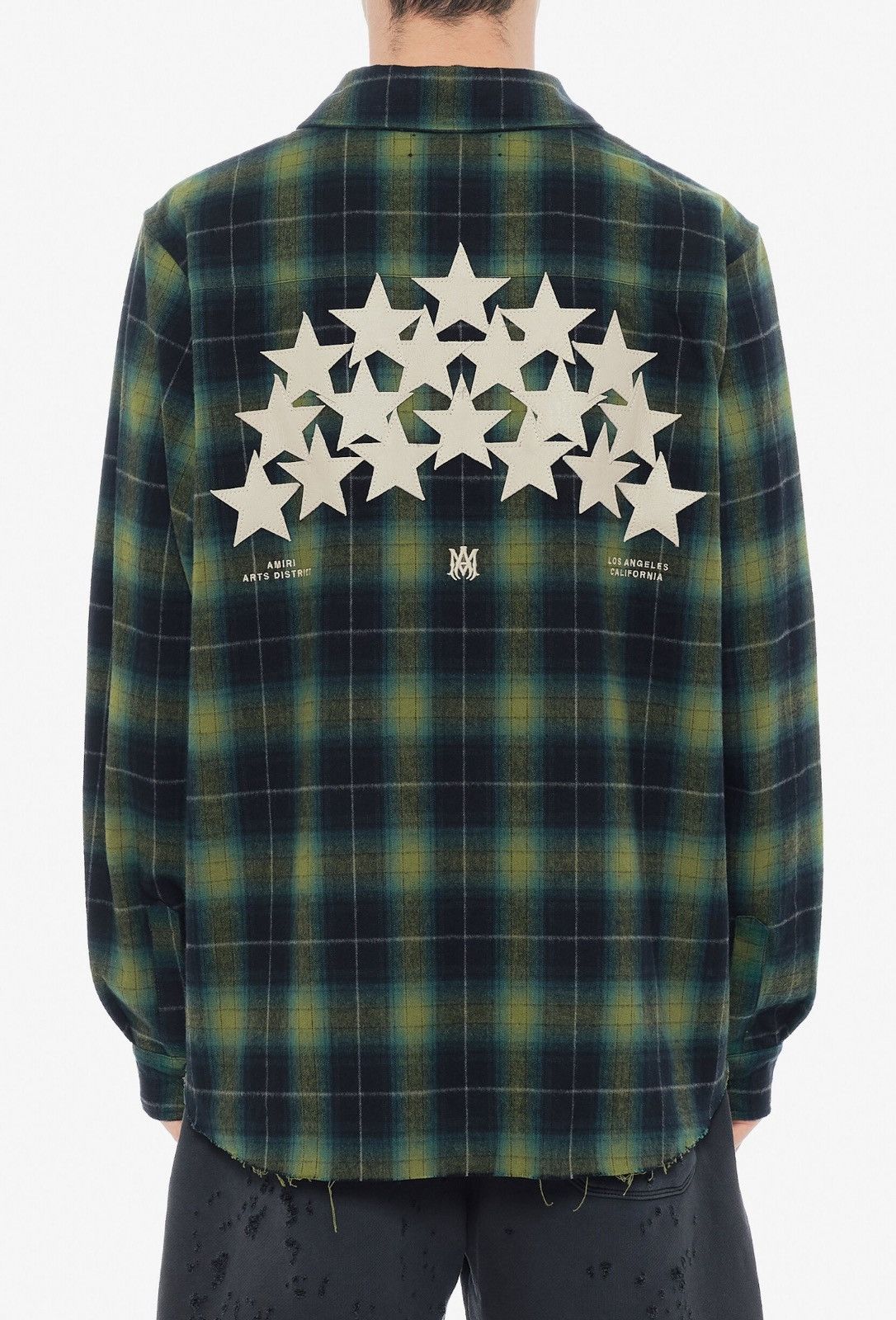 Amiri Last Size Amiri Shirt Distressed Star Plaid IT 54 Size US XL / EU 56 / 4 - 2 Thumbnail