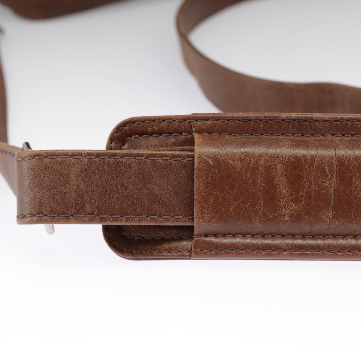 Louis Vuitton LOUIS VUITTON Defeel Shoulder Bag Suede Leather Brown M92357 Size ONE SIZE - 9 Thumbnail