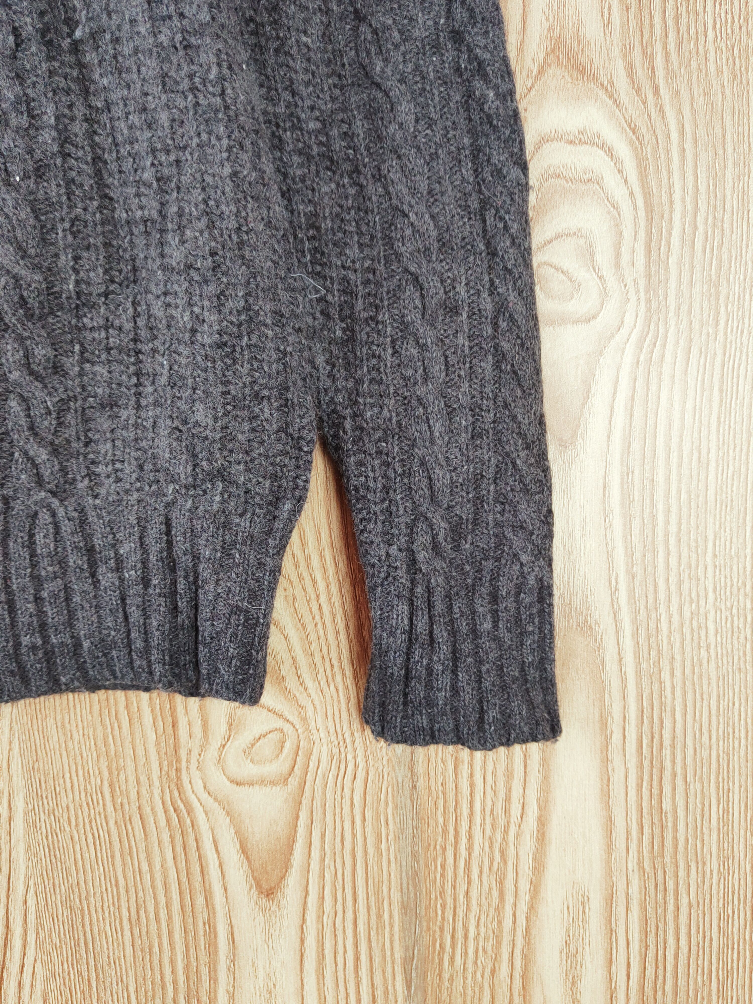 Aran Isles Knitwear × Japanese Brand × Vintage Ungrid Black Knitwear Sweatshirts #W831 Size US M / EU 48-50 / 2 - 6 Thumbnail