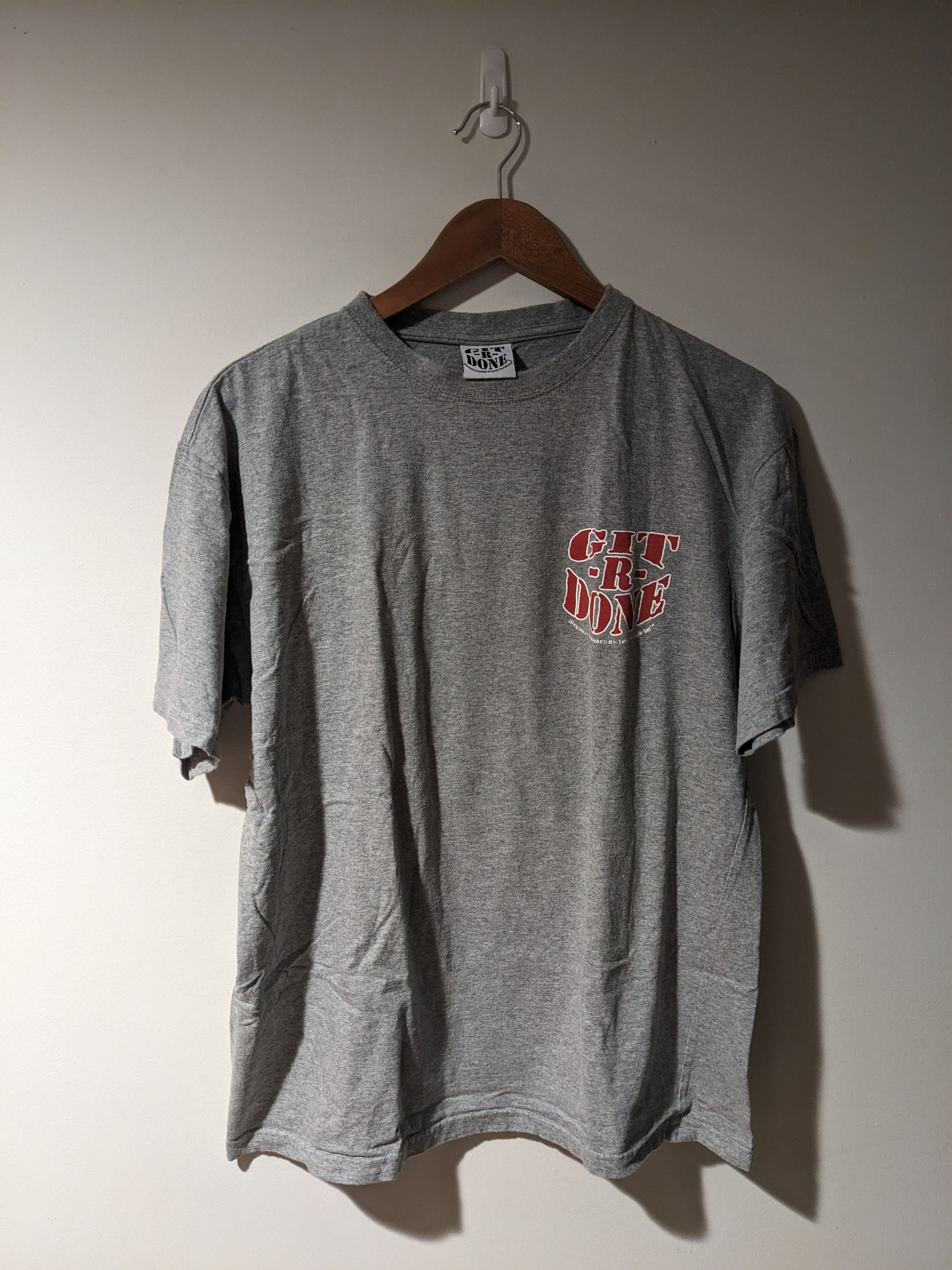 Gildan × Vintage Vintage 2005 Git R Done Larry the Cable Guy Large T-Shirt Size US L / EU 52-54 / 3 - 3 Thumbnail