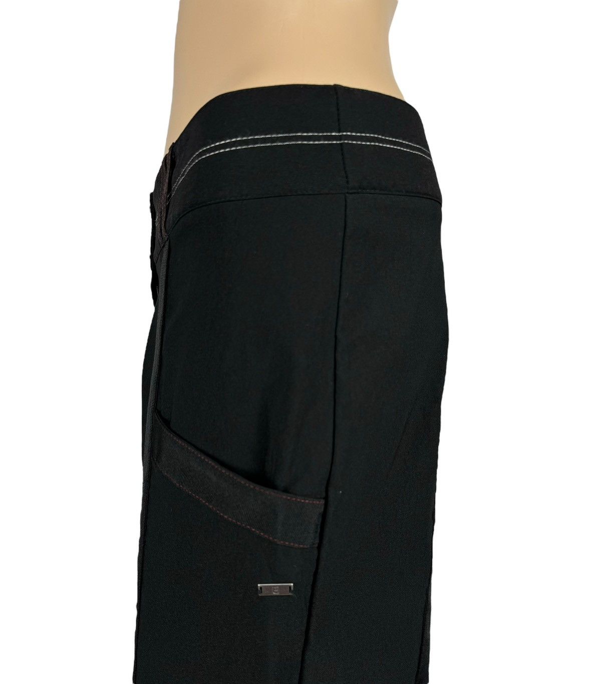 Designer E-Avant Garde Baggy Cotton-Spandex Pants size 3 Size 29" - 5 Thumbnail
