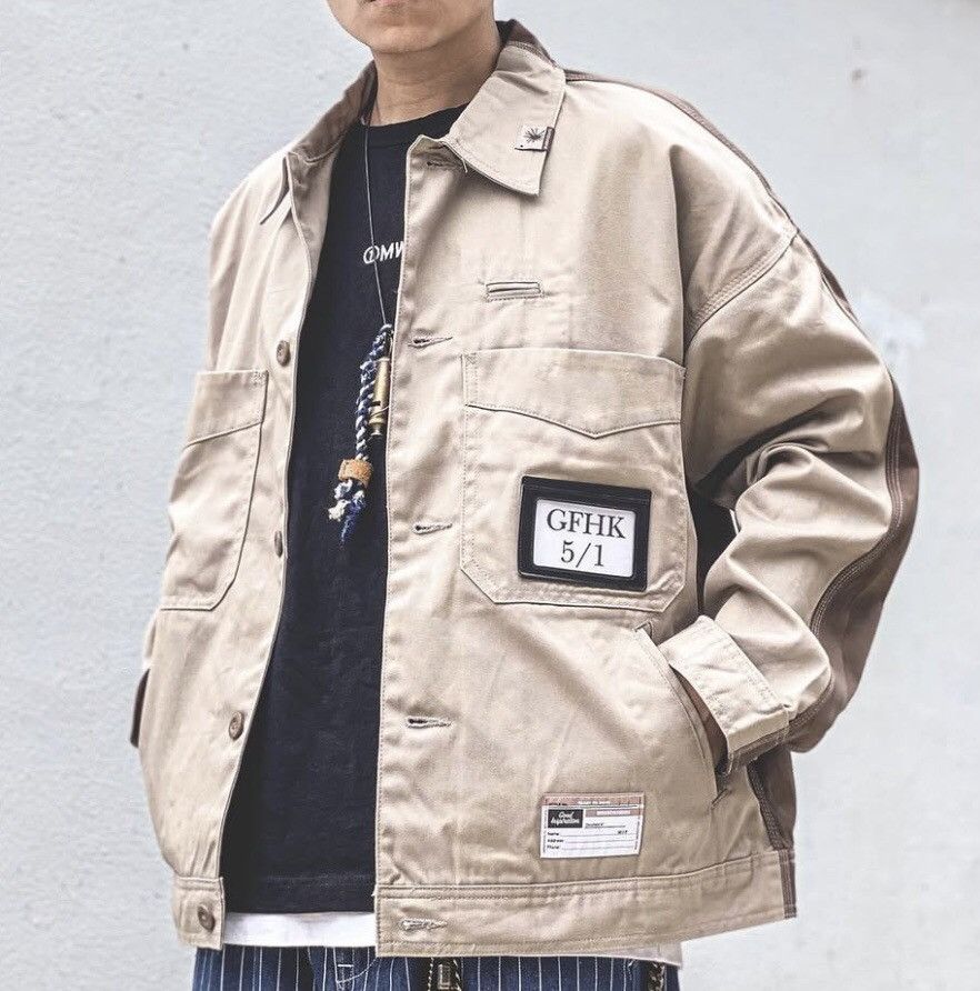 Maison MIHARA YASUHIRO Miharayasuhiro Two Toned Work Jacket Size US S / EU 44-46 / 1 - 3 Thumbnail