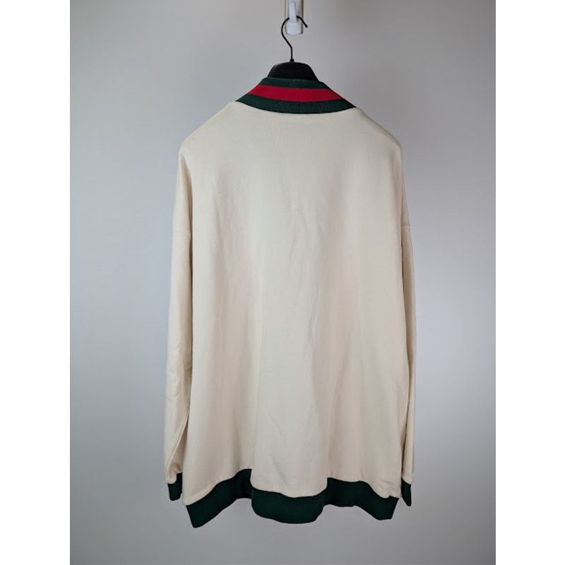Gucci o1rshd1 Cardigan Medium Felted Cotton Jersey Natural / Mix Size US XXL / EU 58 / 5 - 10 Thumbnail