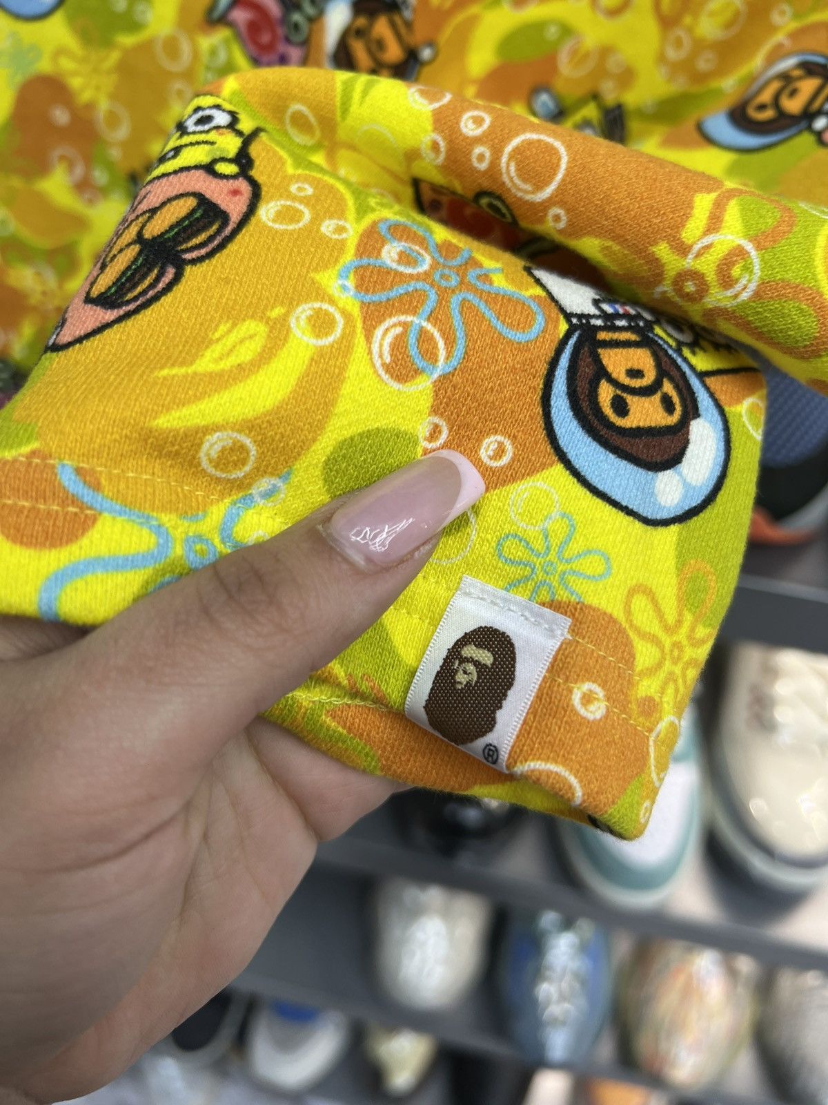 Bape Bape x SpongeBob Sweatshorts Size US 40 / EU 56 - 3 Thumbnail
